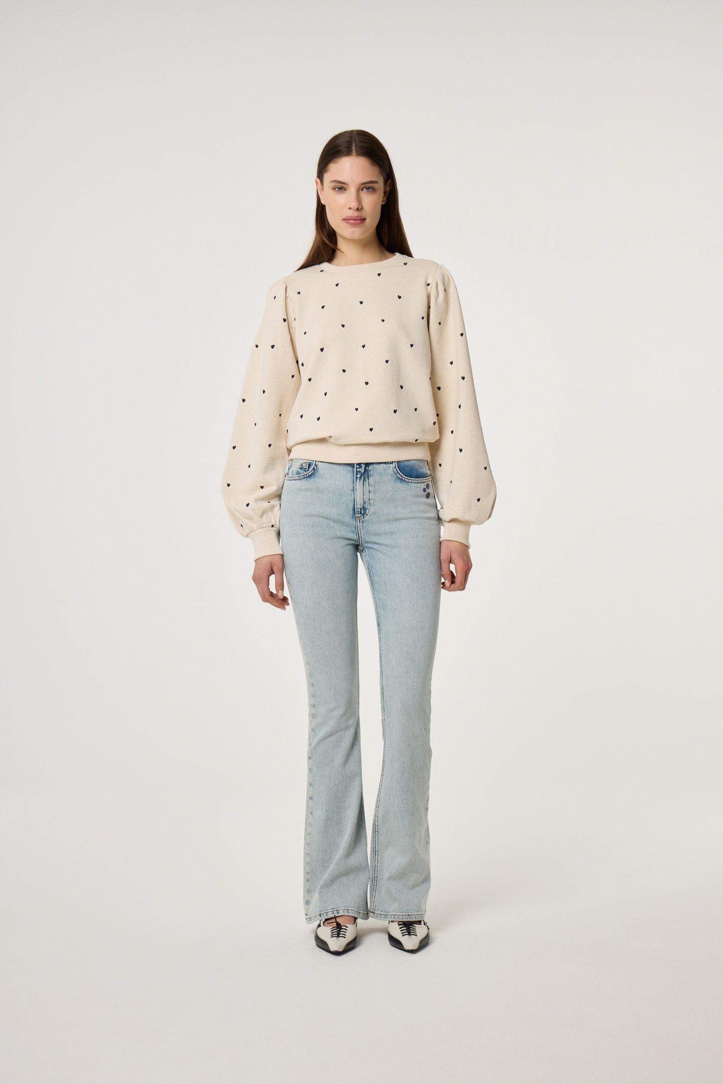 DINA SWEATER OATMEAL MELANGE 2