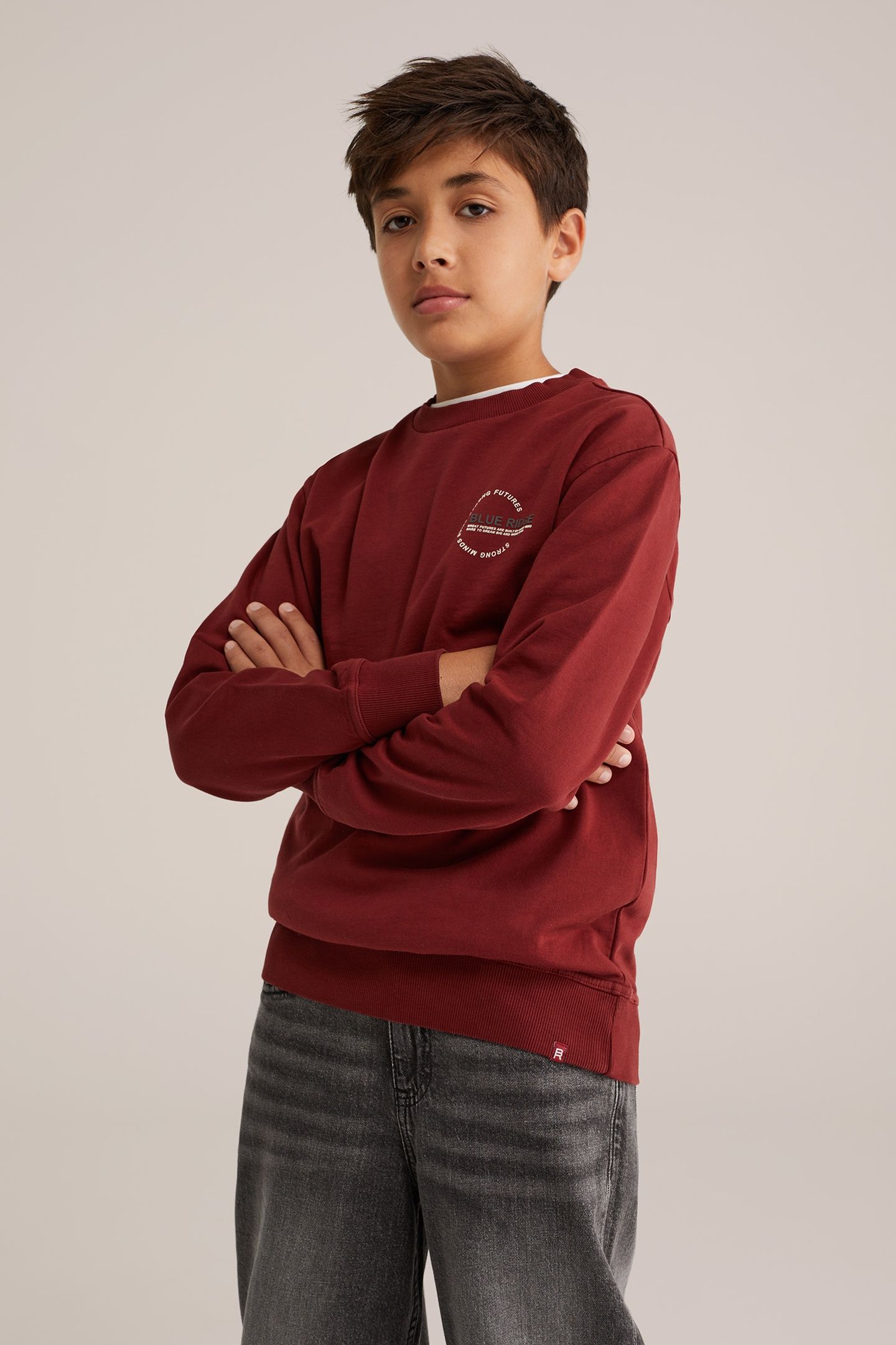 SWEATER BURGUNDY RED 1