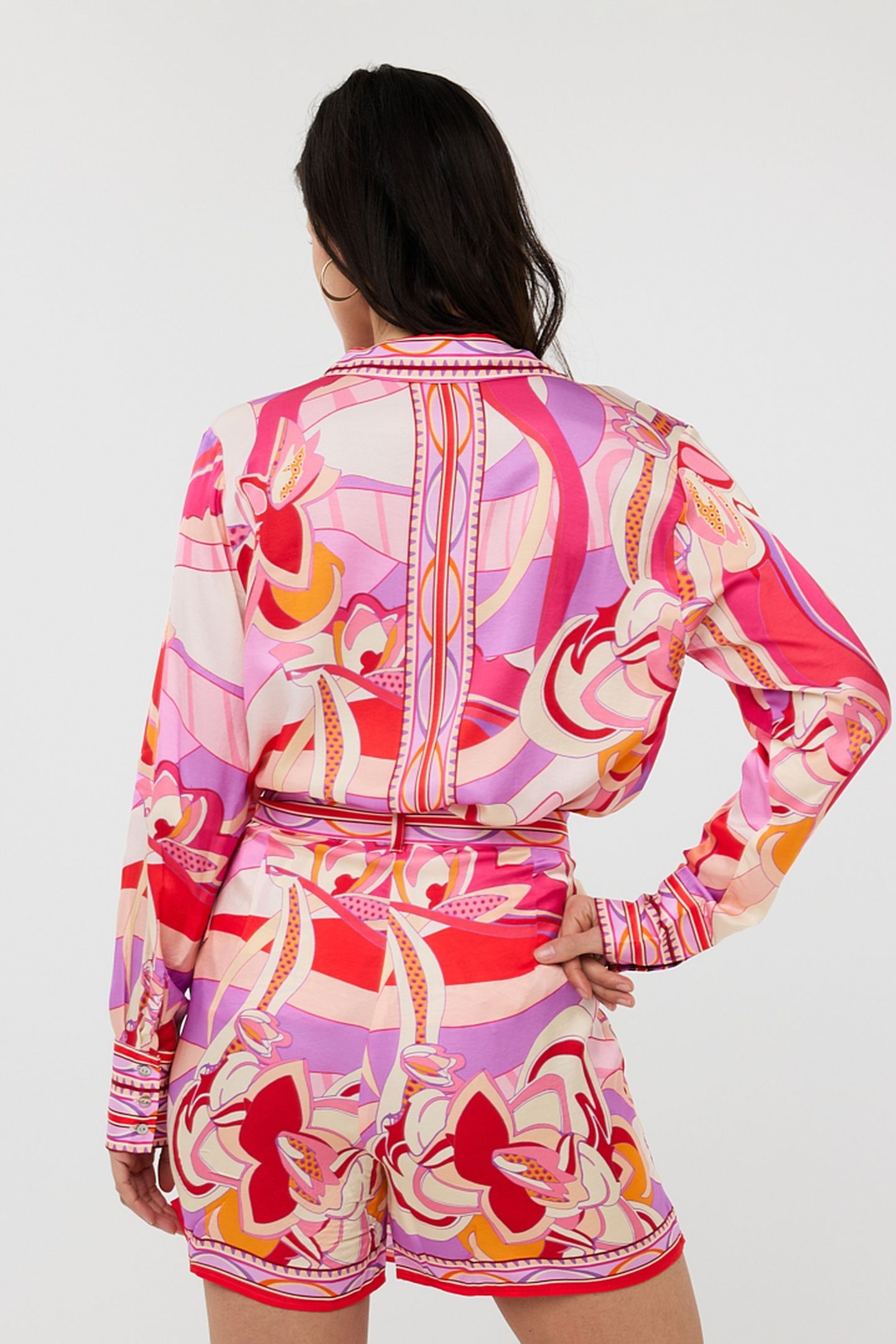 BLOUSE WIDE DISCO HIT PRINT 3