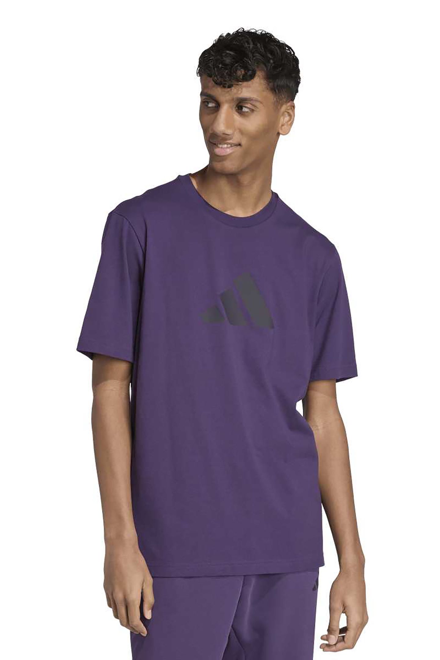 UNISEX SPORTSWEAR FUTURE ICONS THREE BAR TEE AURORA PLUM 3