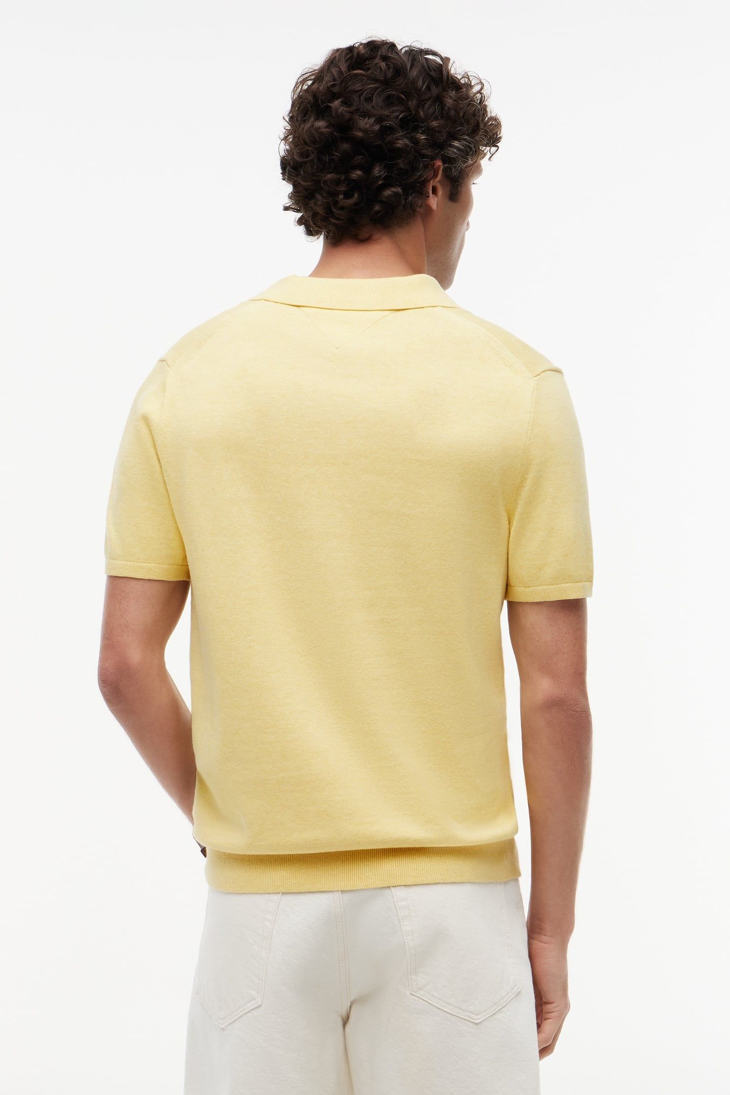ESSENTIAL COTTON KNITTED SWEATER CITRONELLA HEATHER 3