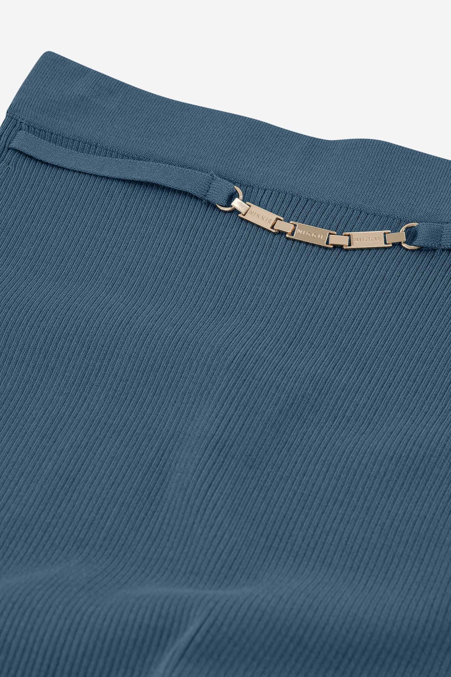 KOCHI MIDI SKIRT TEAL BLUE 4