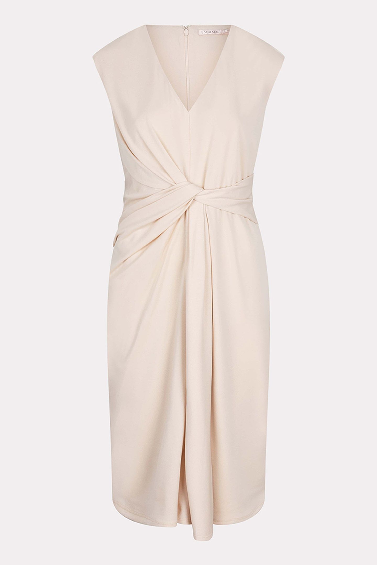 DRESS SLV/LSS WAIST DETAIL SAND 4