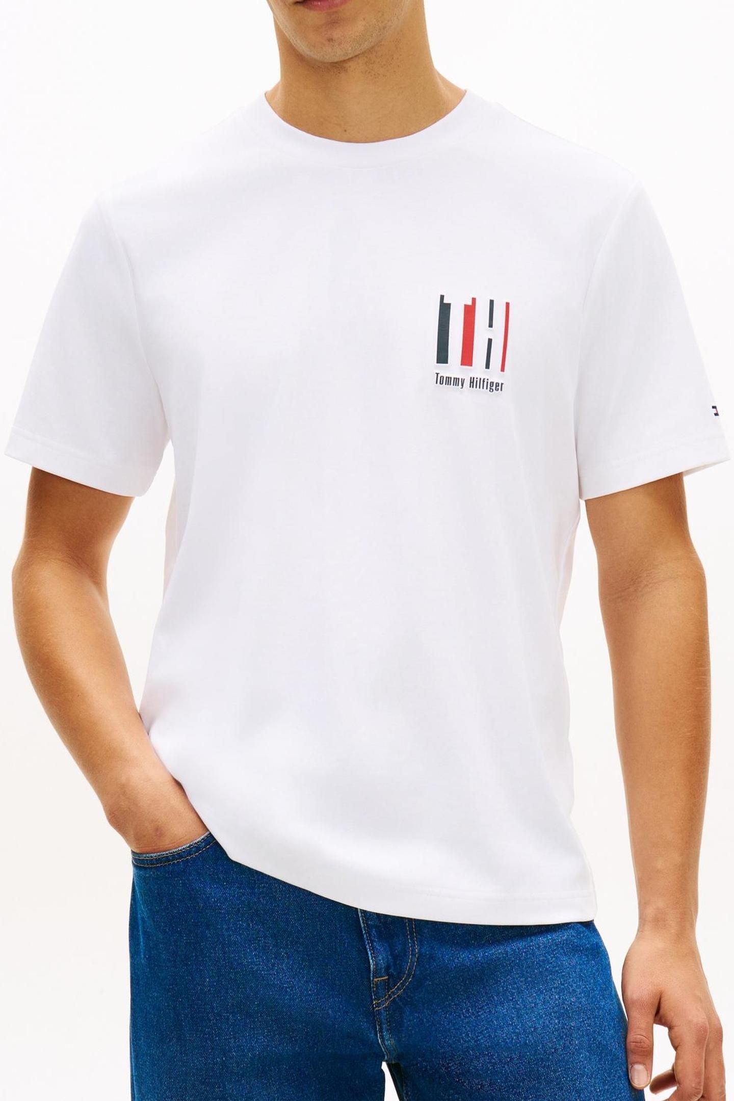 ICON INTERLOCK EMBOS T-SHIRT WHITE 2