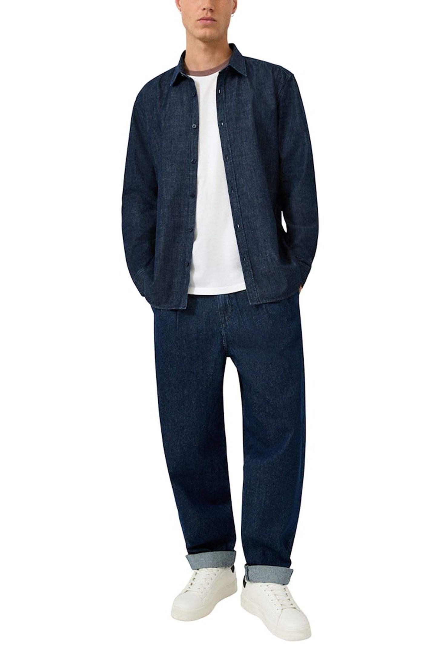 S.OLIVER-QS SHIRTS BLUE DENIM 4