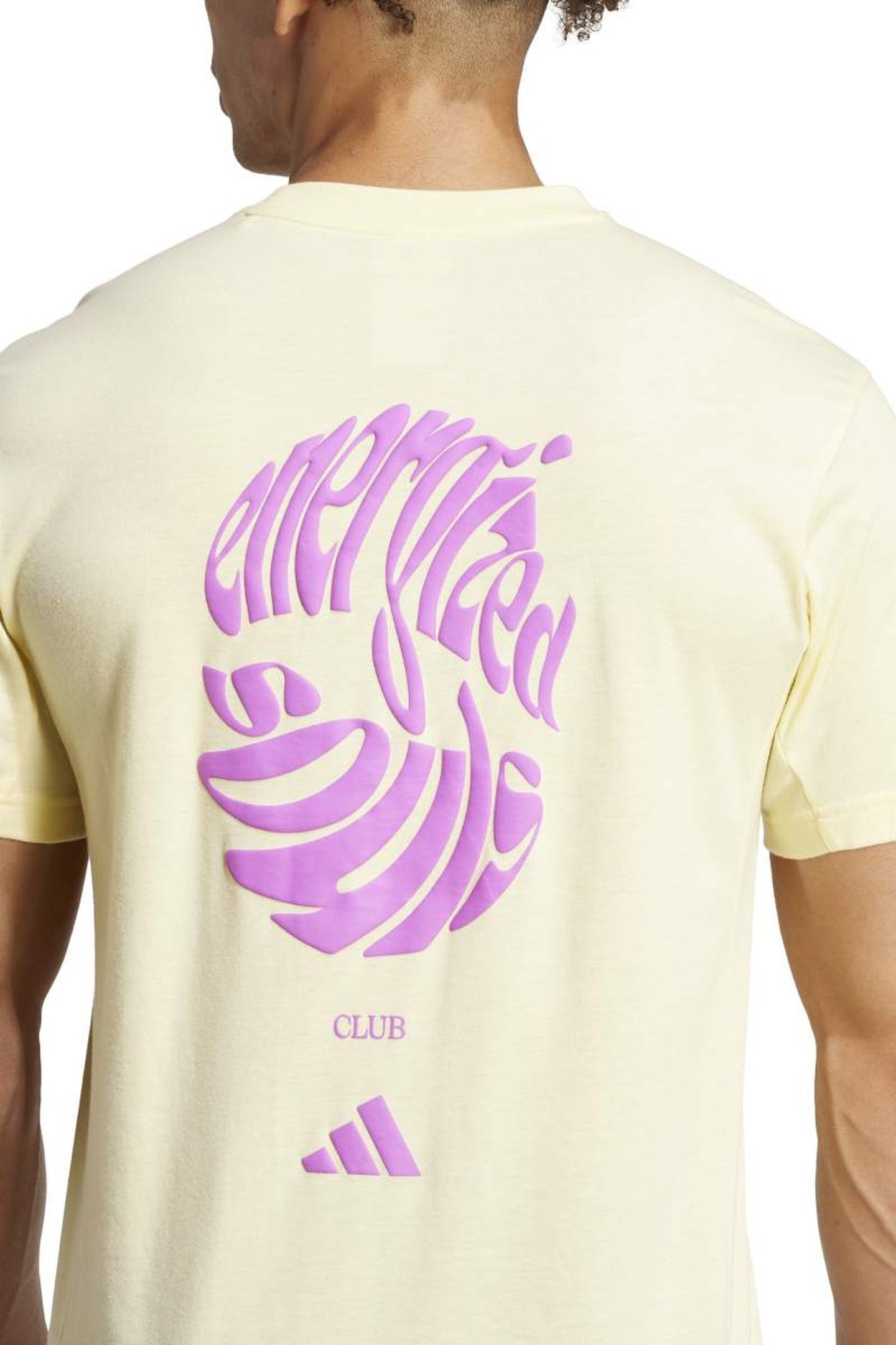 UNISEX PERFORMANCE ADIDAS YOGA TEE ALMOST YELLOW 5