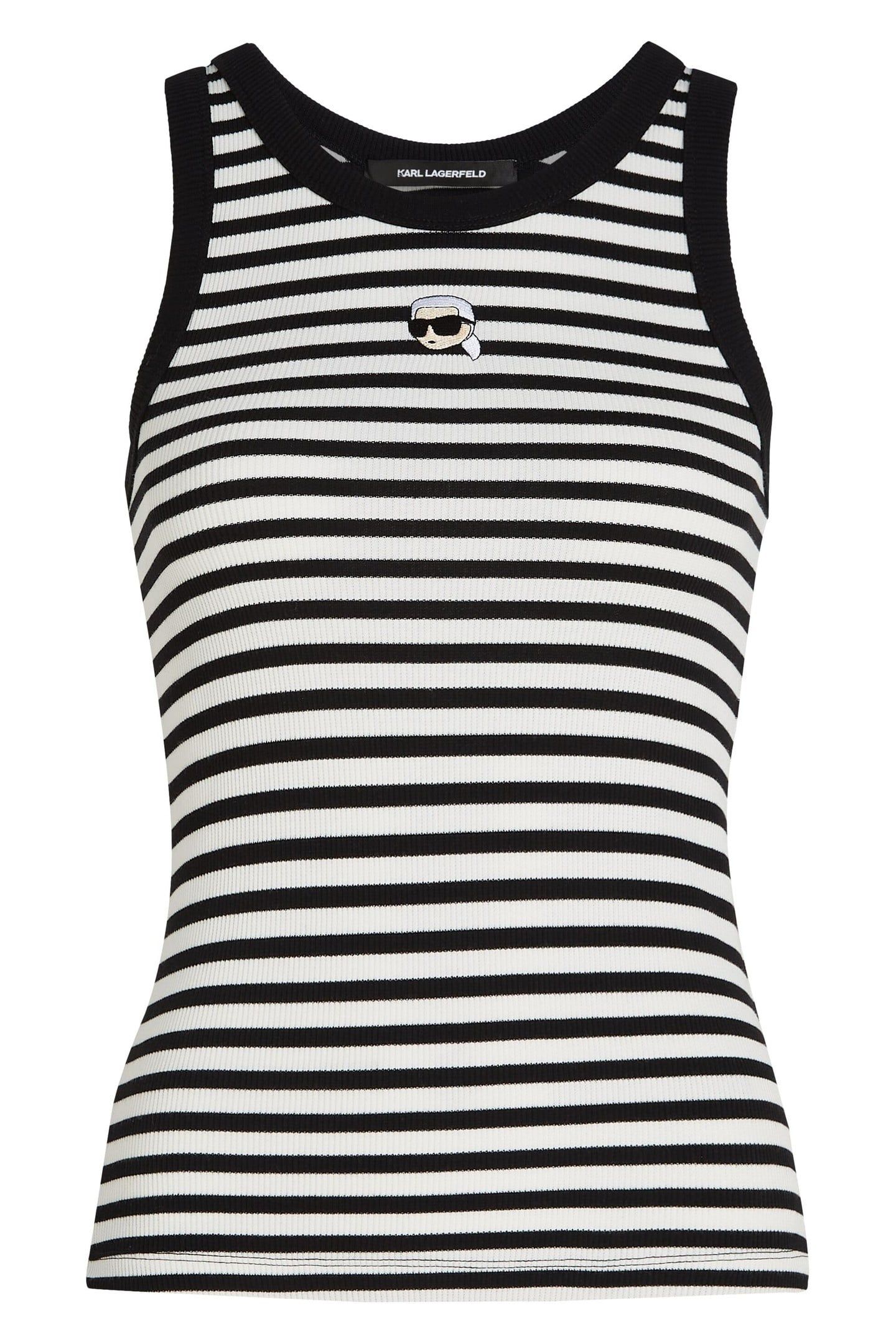 IKON RIBBED TANK CANNOLI CREAM-BLACK 5