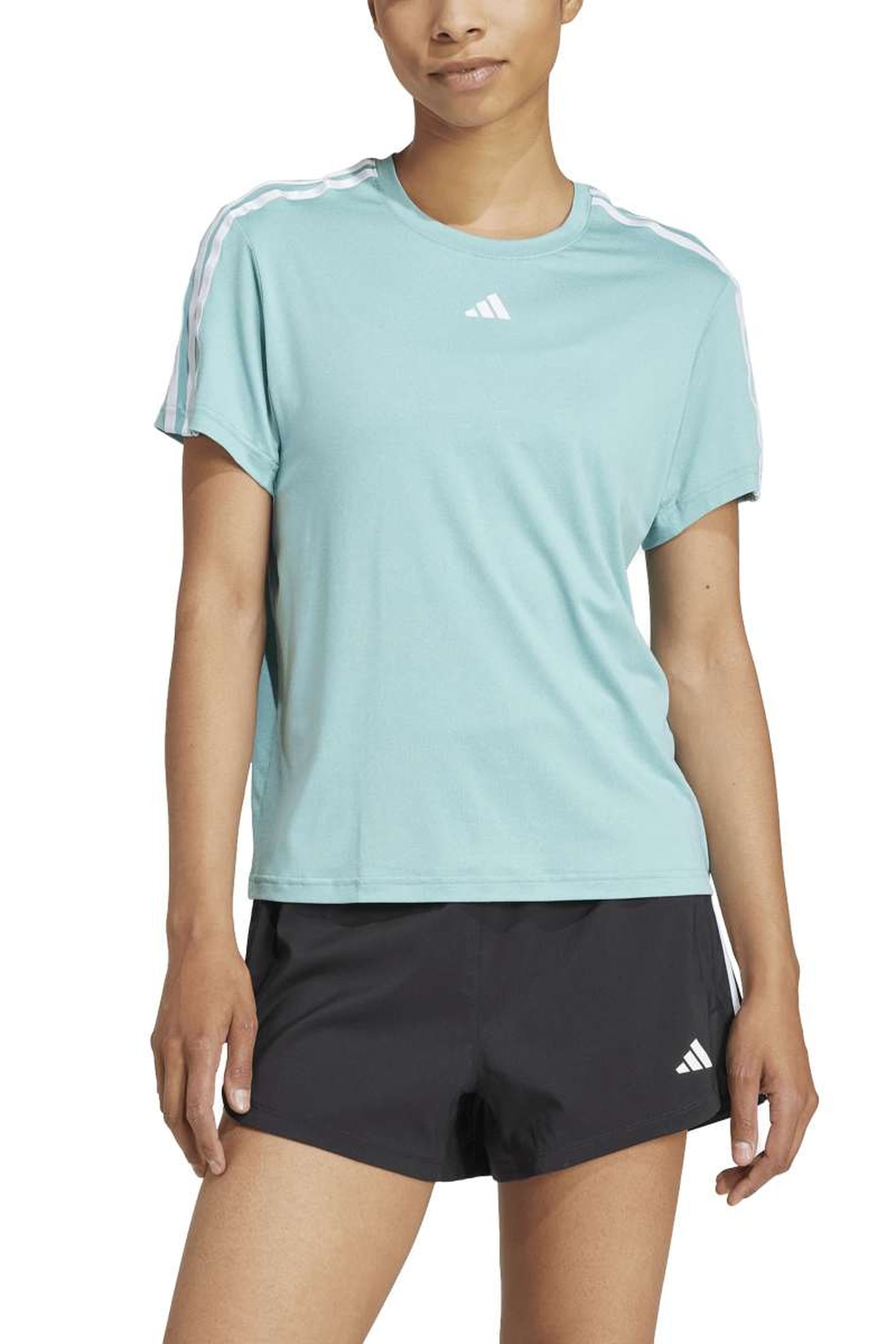 PERFORMANCE AEROREADY WORKOUT ESSENTIALS 3-STRIPES T-SHIRT M 4