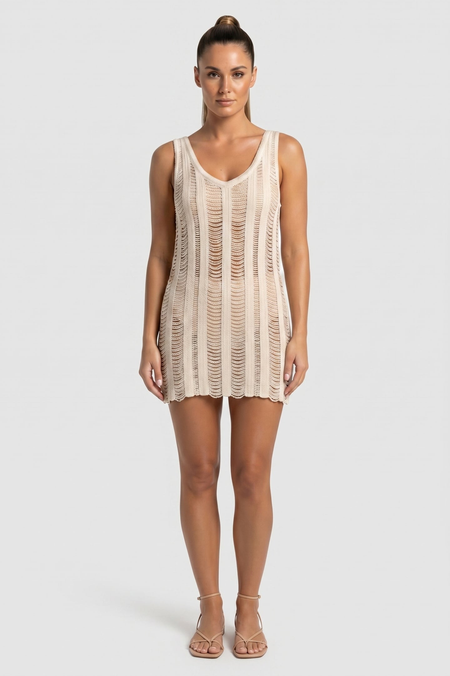 GIA DRESS WHITE 1