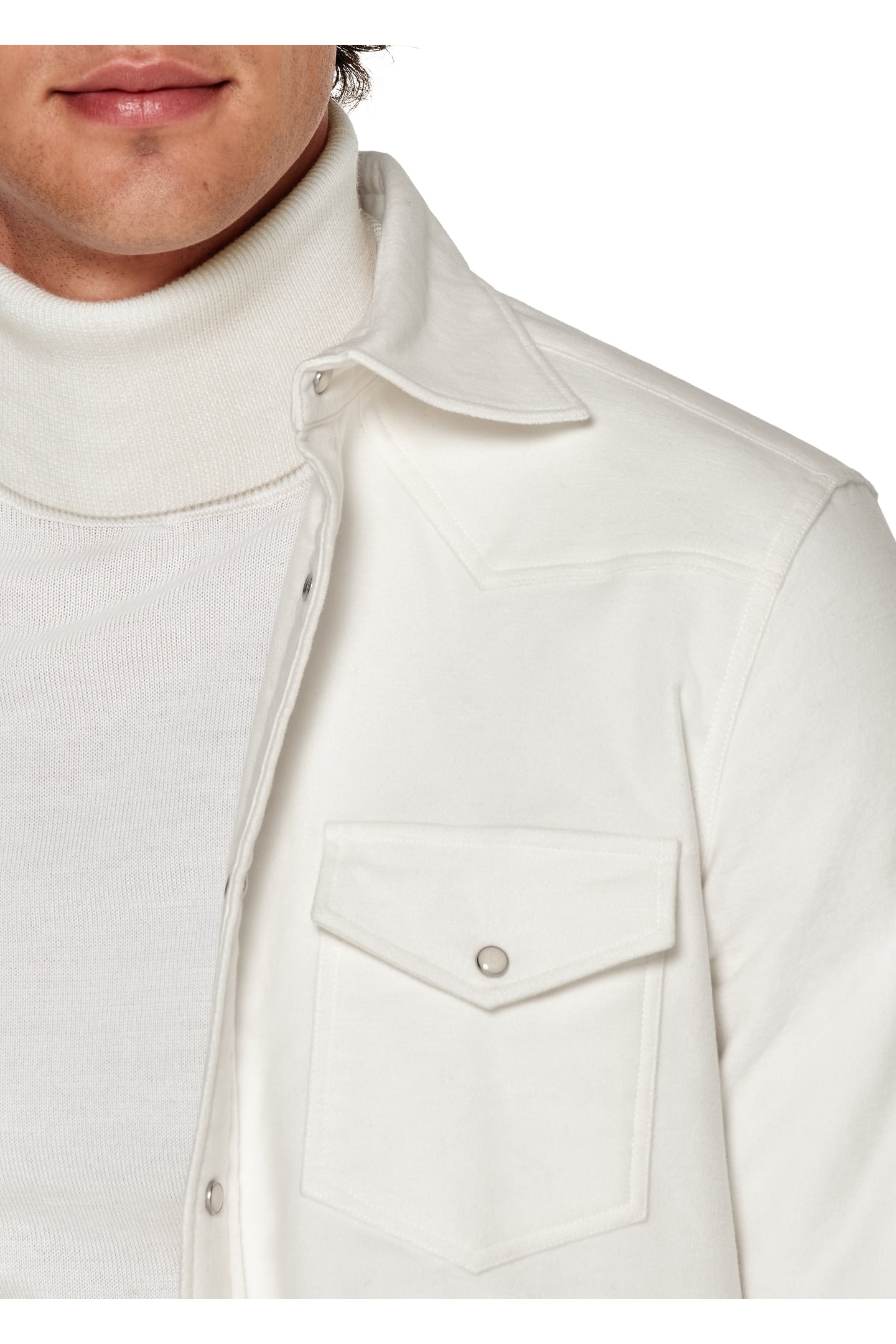 WESTERN MOLESKIN CASUAL SHIRTS OFF-WHITE 9
