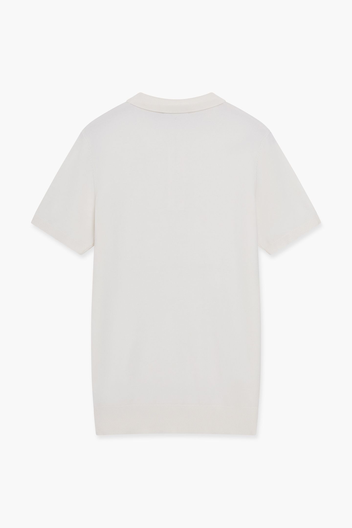 POLO ZIP S/S LUX ECRU 4