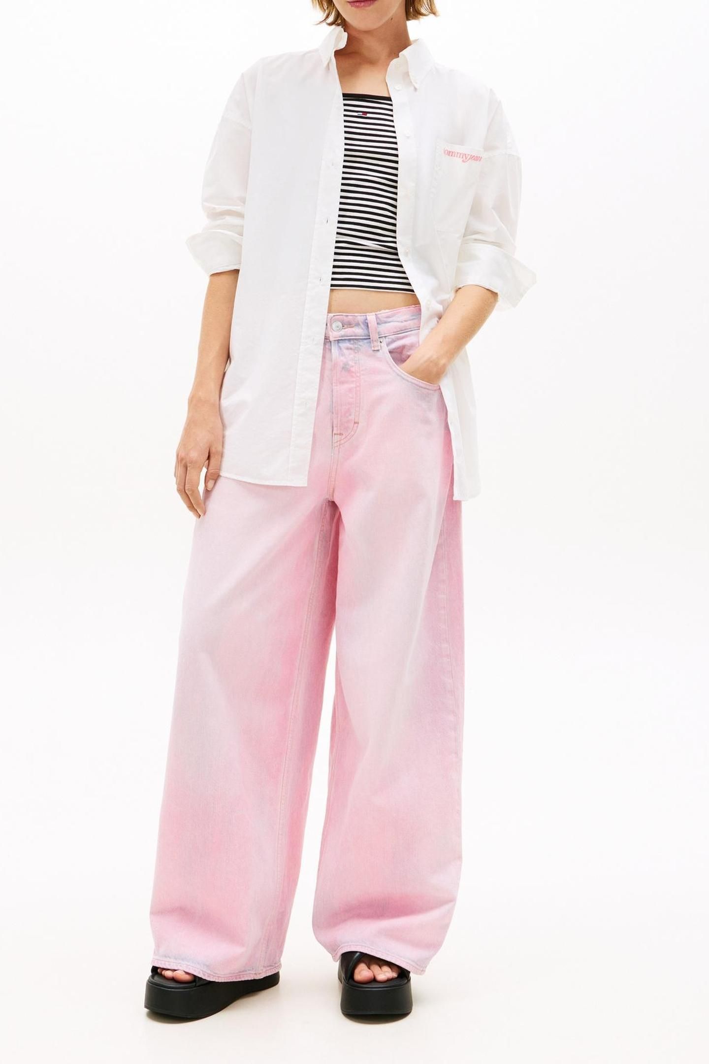 TJW OVS POPLIN SHIRT ECRU 1