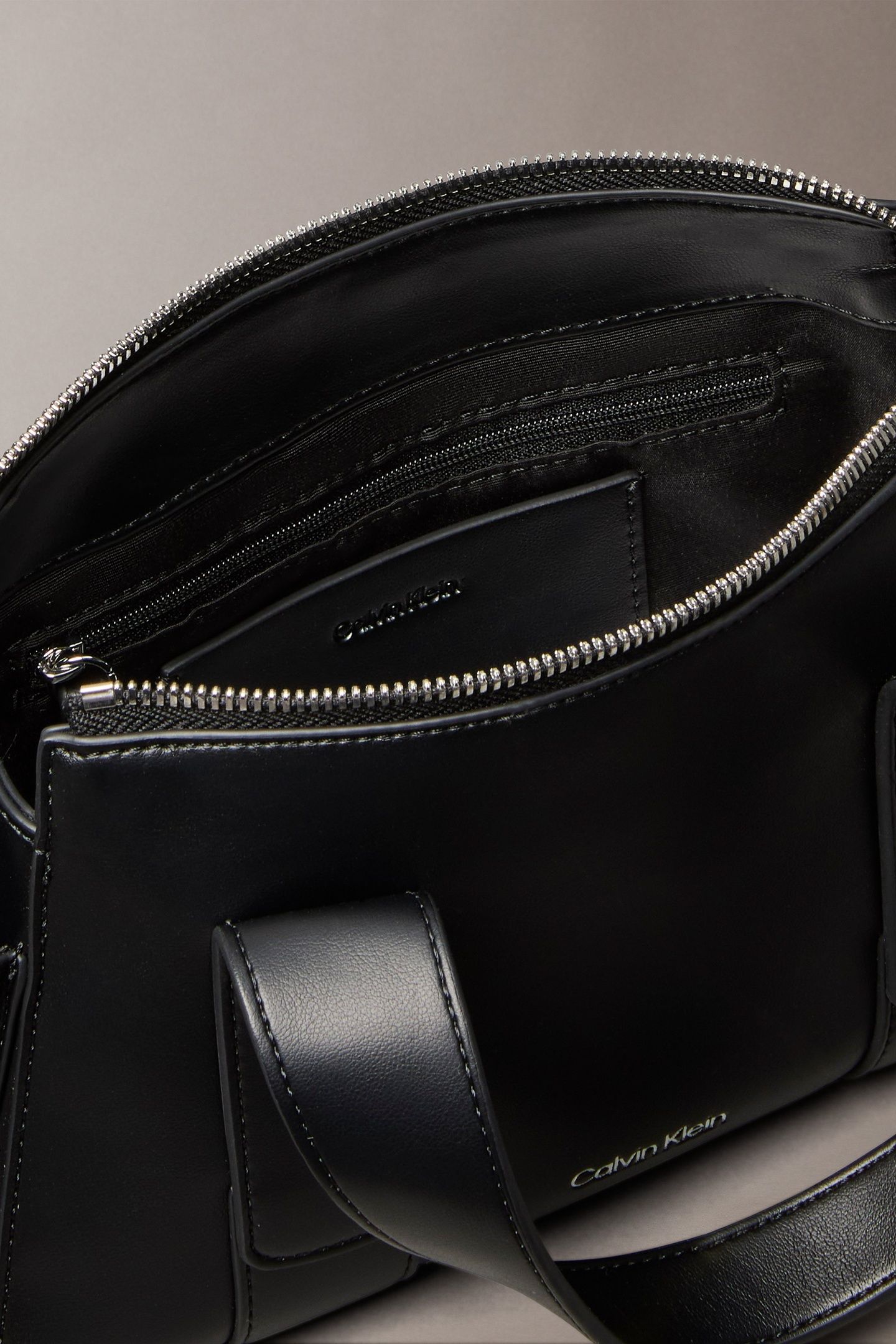 WEBBING STRAP POCKET CROSSOVER BLACK/SHINY NICKEL 4