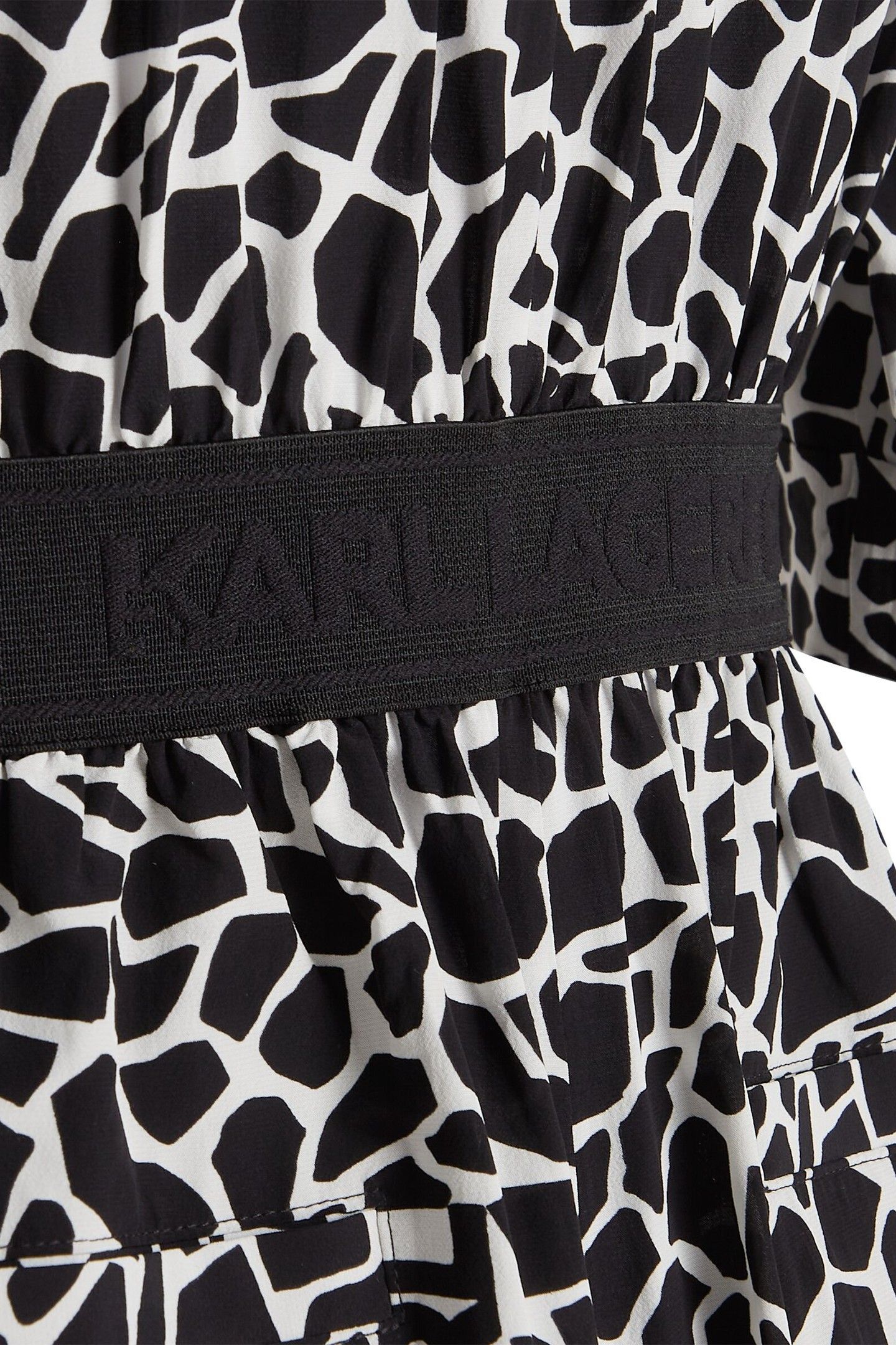 PRINTED JUMPSUIT GIRAFFE BLACK/WHITE 5