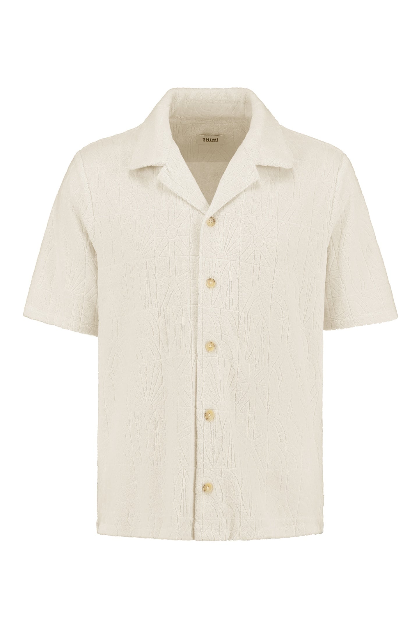 TED SHORT SLEEVE SHIRT GEO SUN BEIGE GEO SUN 6
