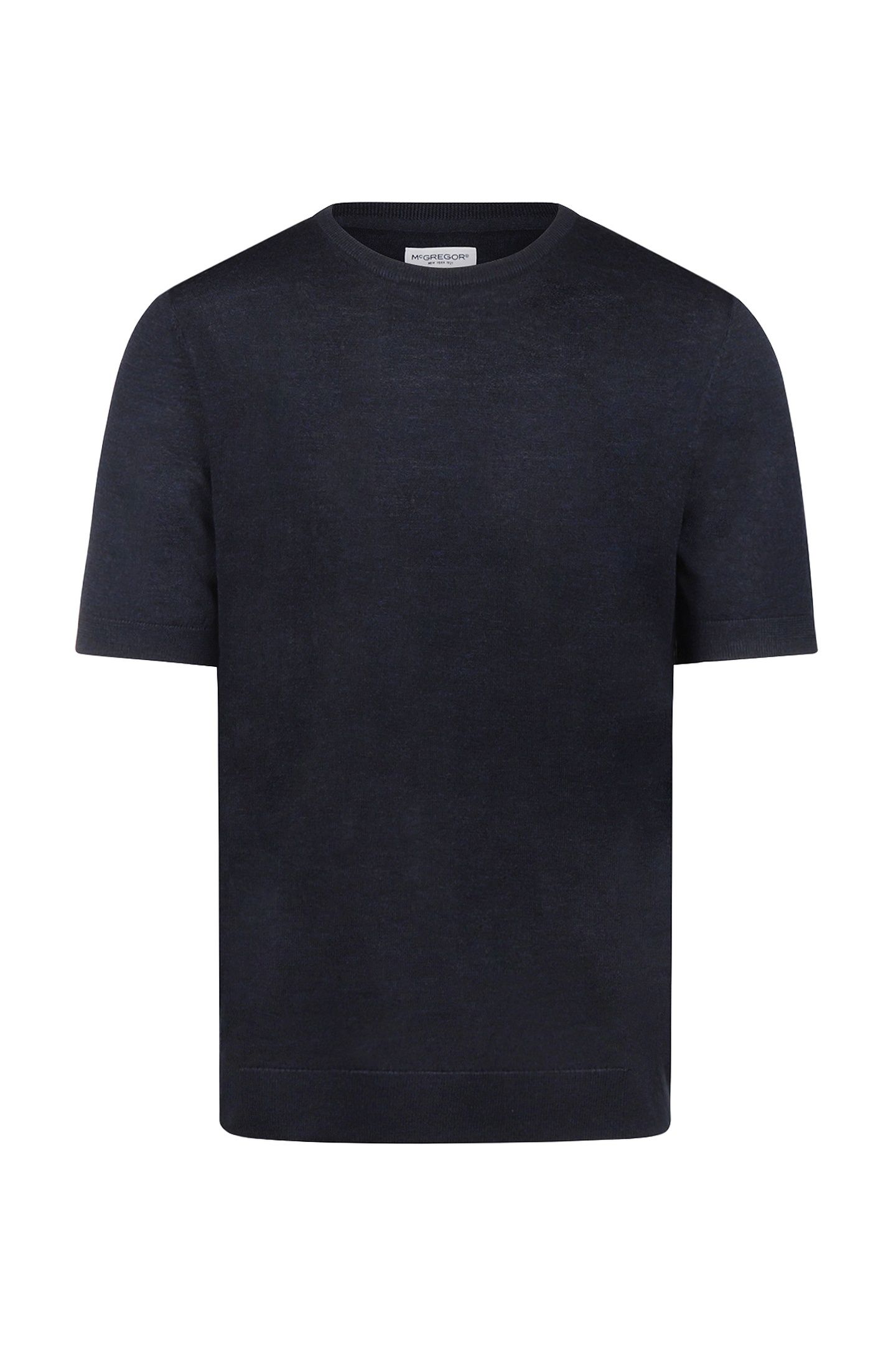 EXTRA FINE MERINO T-SHIRT NAVY 3