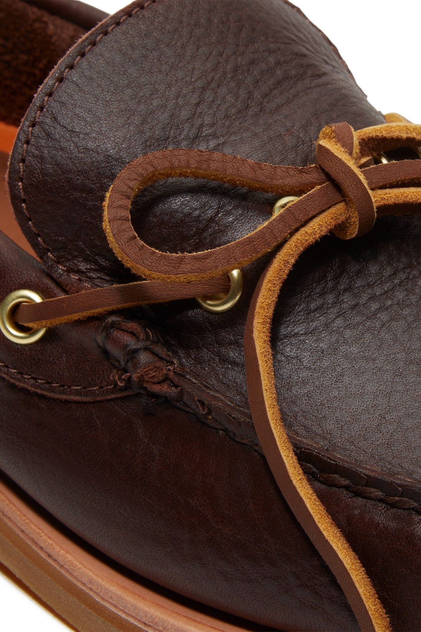 BOAT SHOE DARK BROWN 8