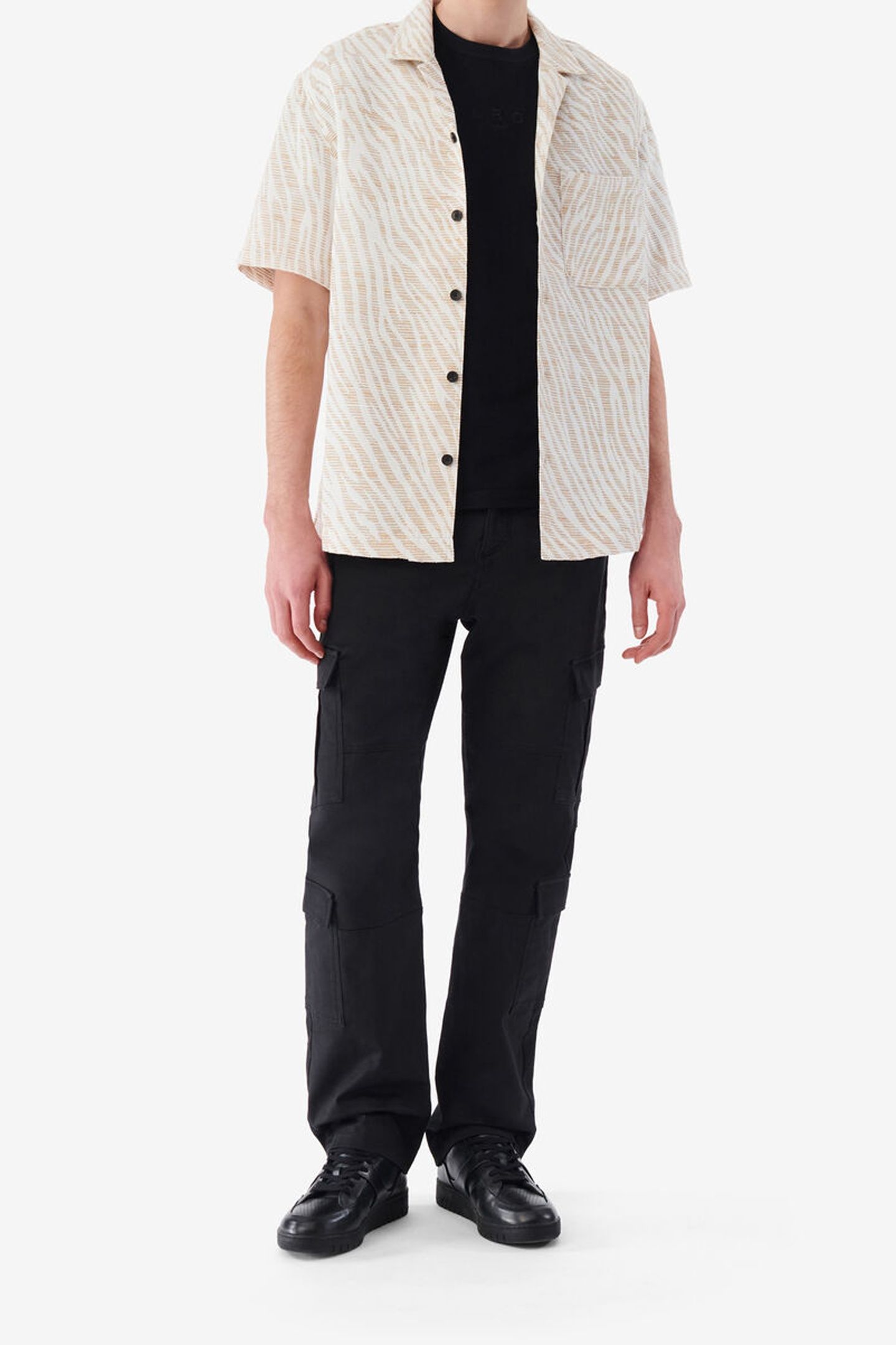 NAHEL SHIRT BEIGE/ECRU 2