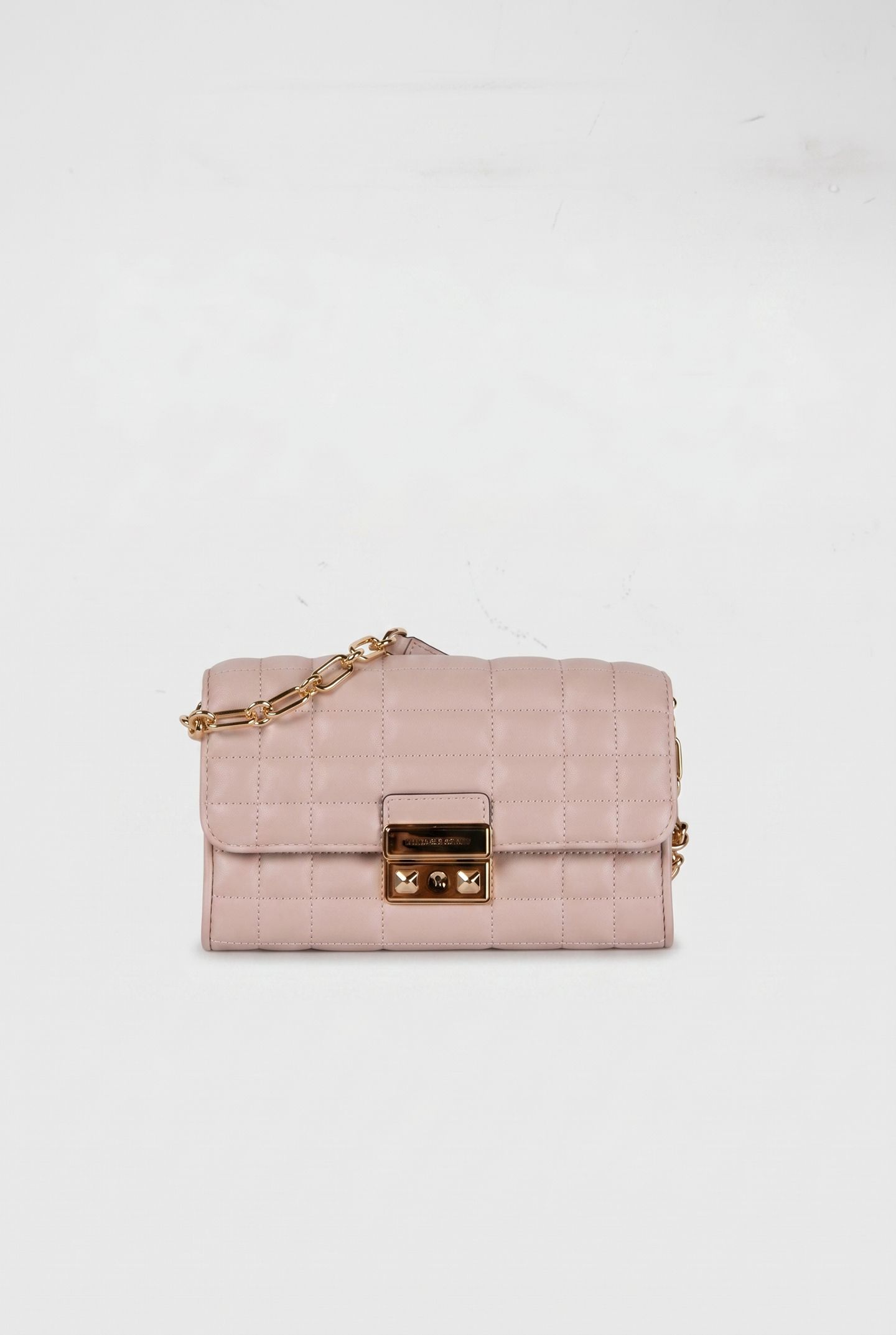 LARGE WLLT ON CHN CROSSBODY SOFT PINK 2