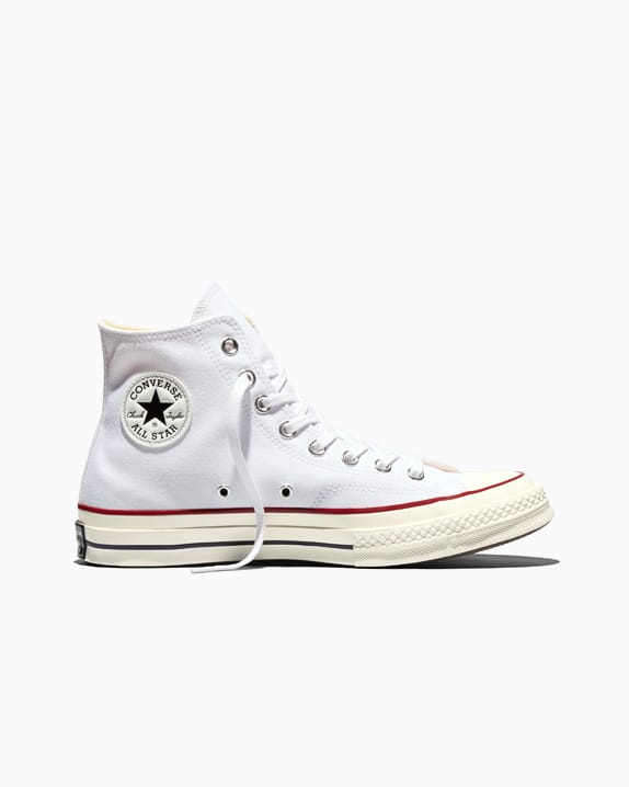UNISEX CHUCK 70 HI WHITE/GARNET/EGRET 1