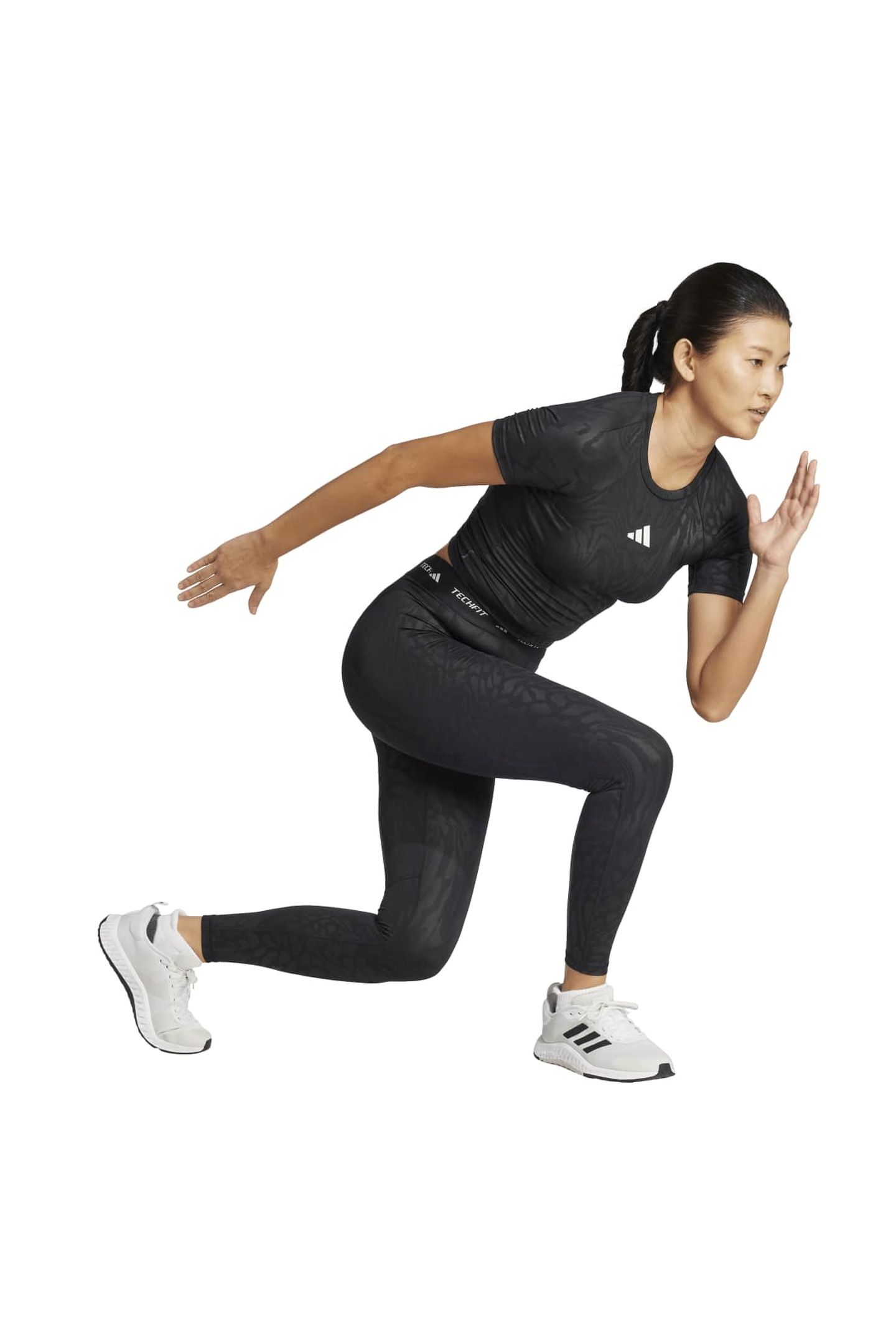 PERFORMANCE TECHFIT PRINTED T-SHIRT BLACK 3