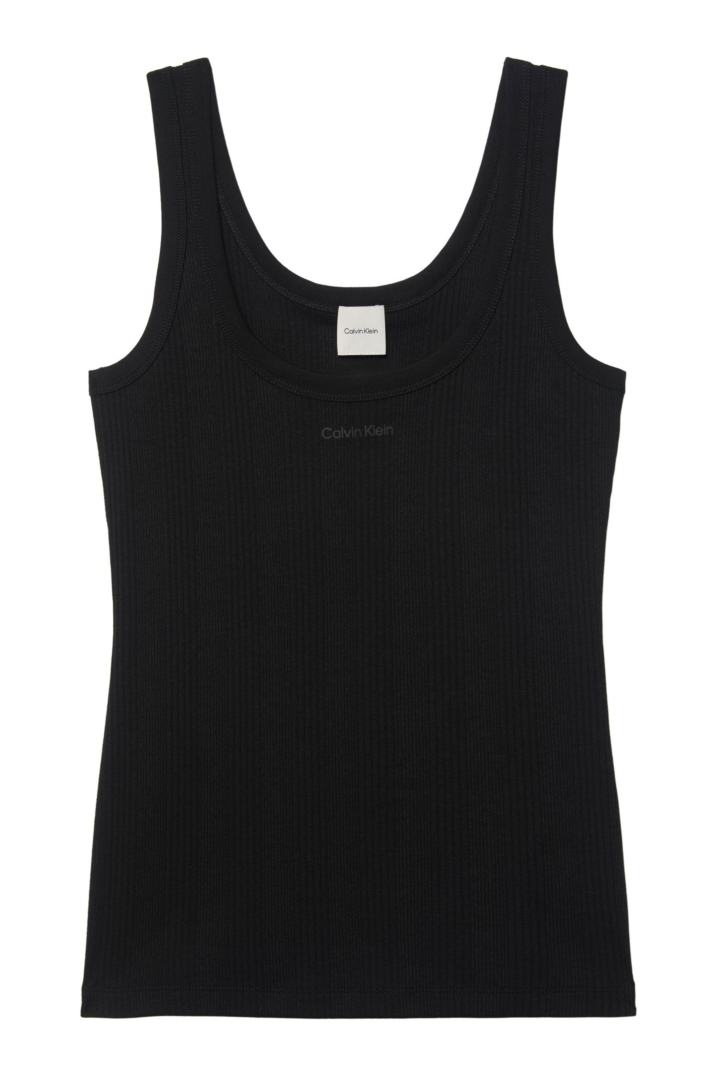 SL VARIGATED RIB TANK TOP BLACK 4