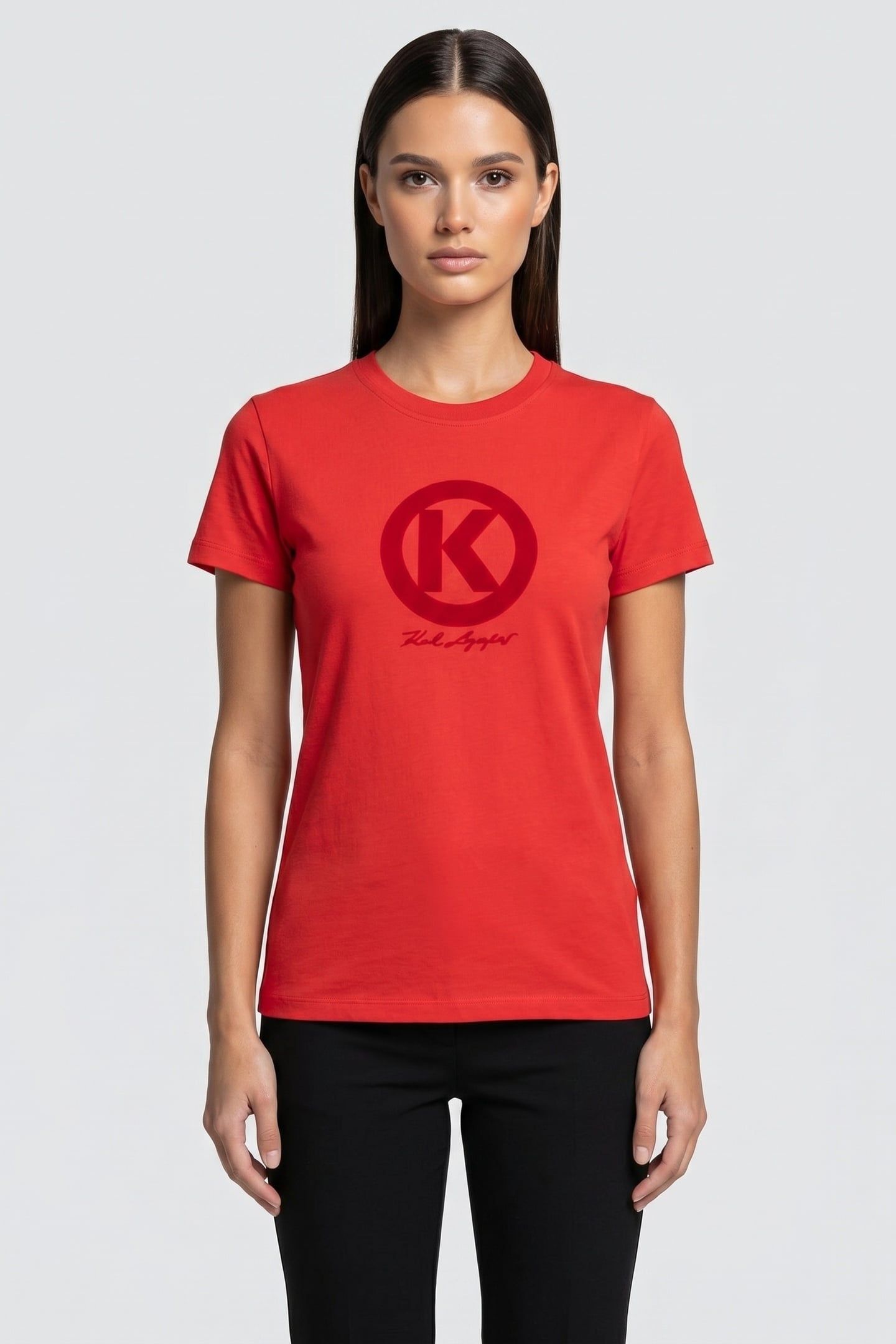 FLOCK K T-SHIRT RACING RED 1
