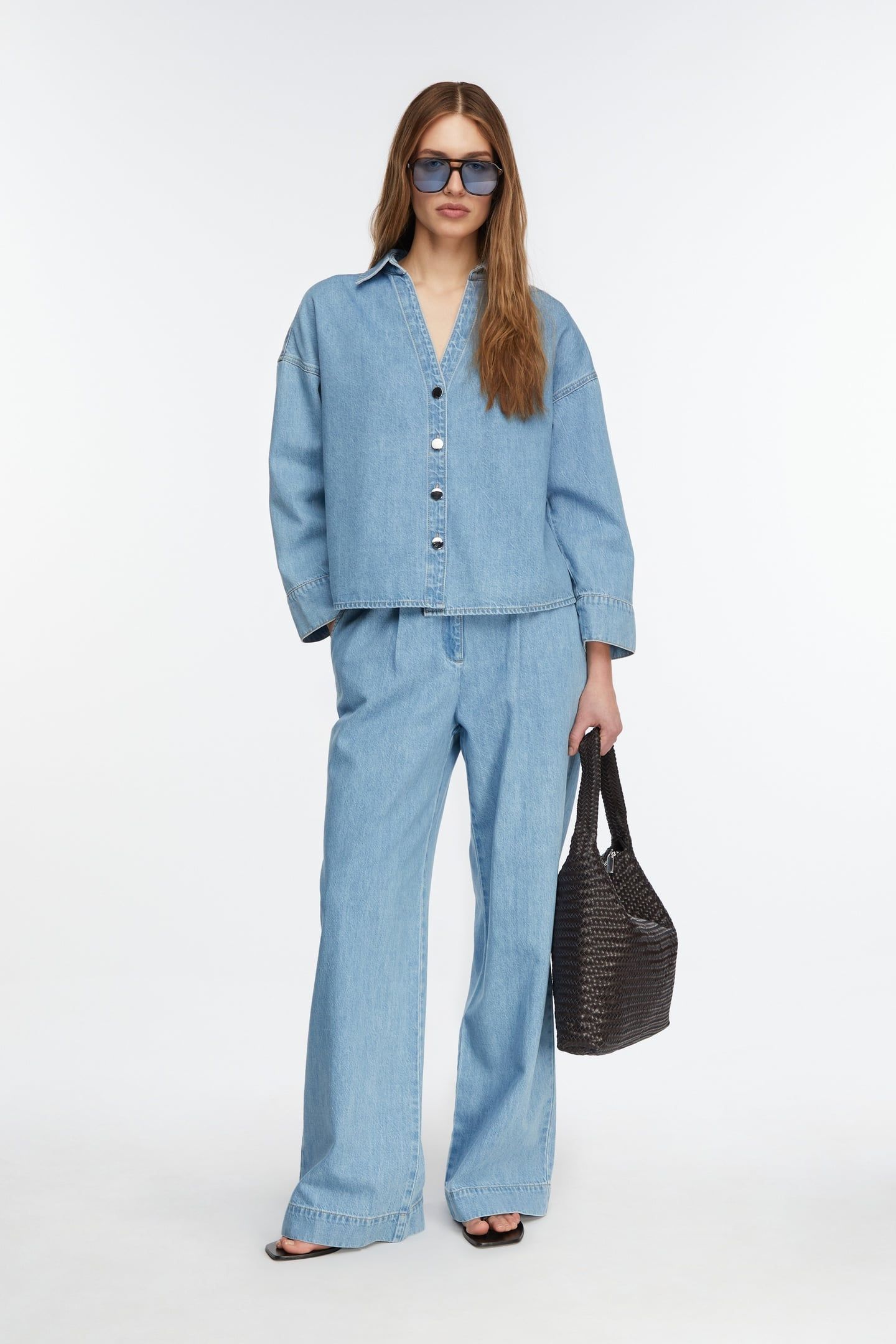 COMMA BLOUSES BLUE DENIM 3