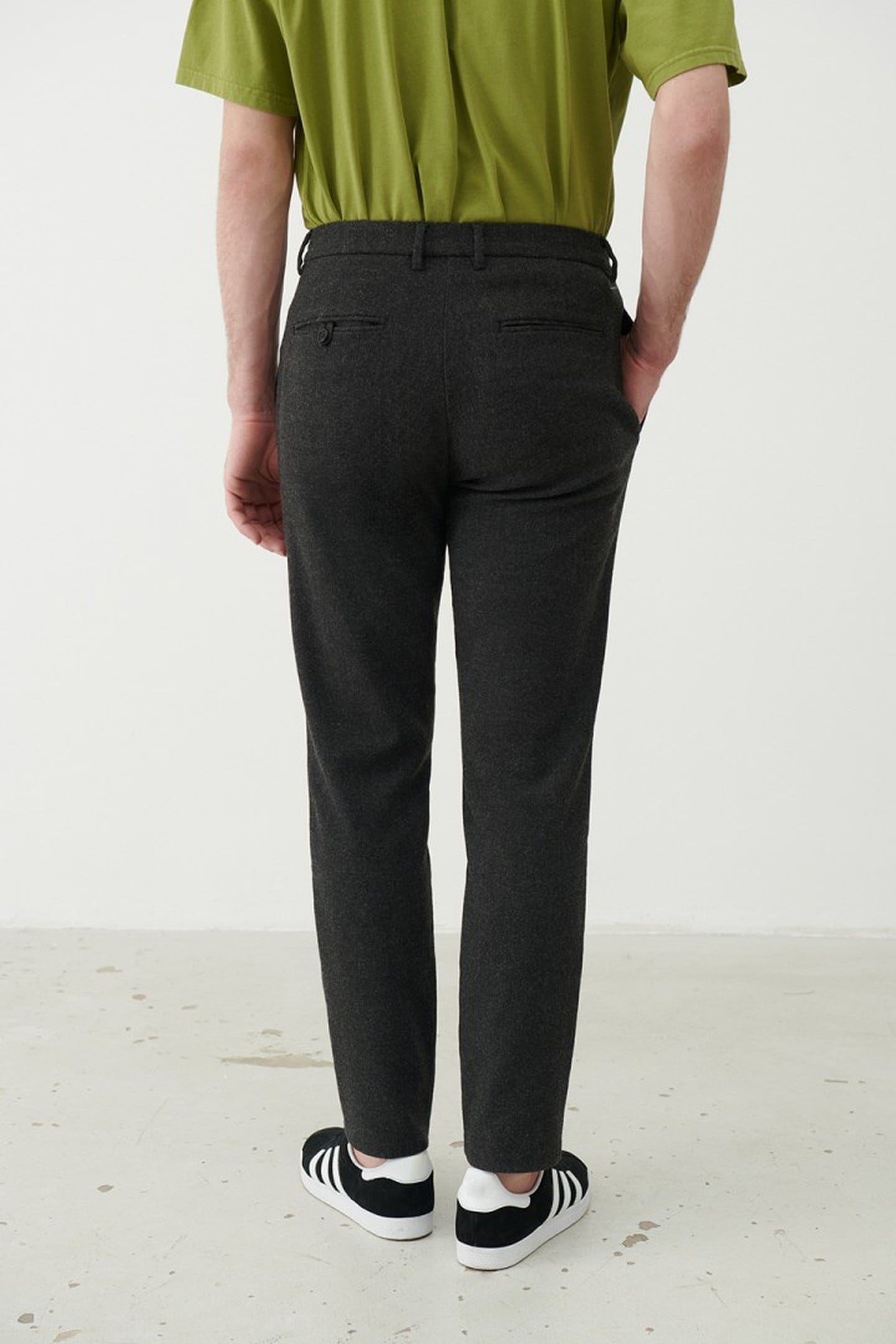 WEFTOWN PANT ANTHRACITE CHINE 3