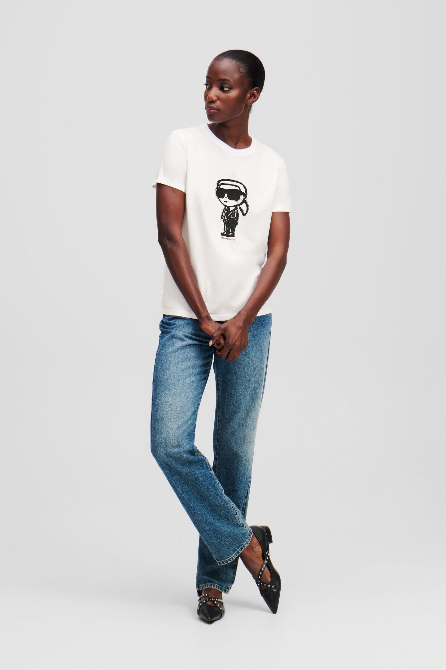 IKON SKETCH KARL T-SHIRT CANNOLI CREAM 6