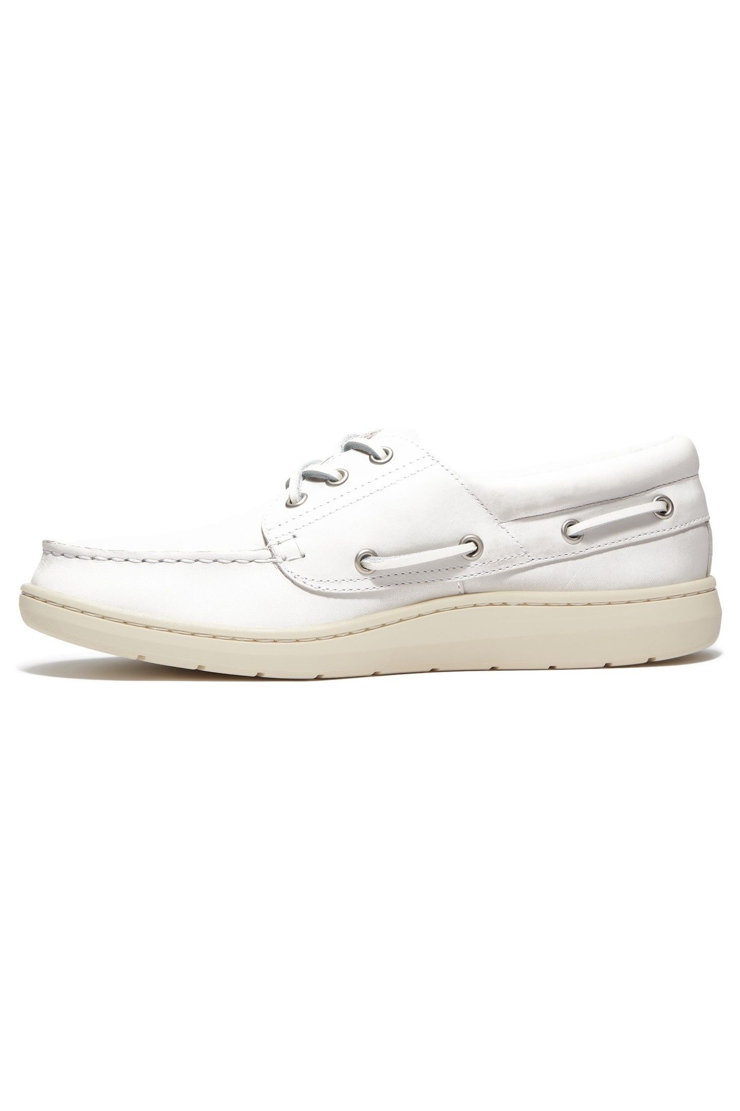 BOAT SHOE WHITE 2