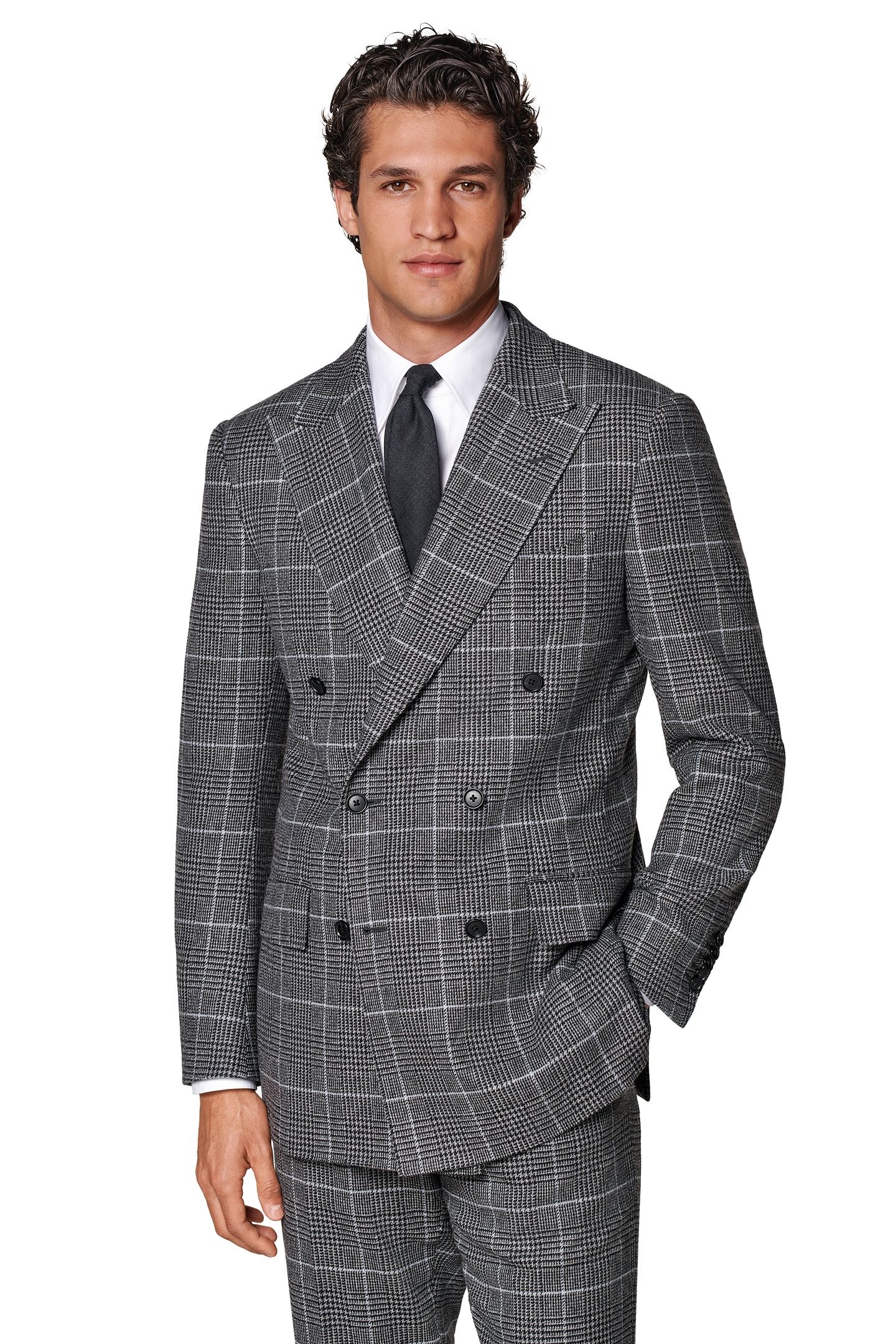 MILANO WOOL CASHMERE NESTED SUITS MID GREY 2