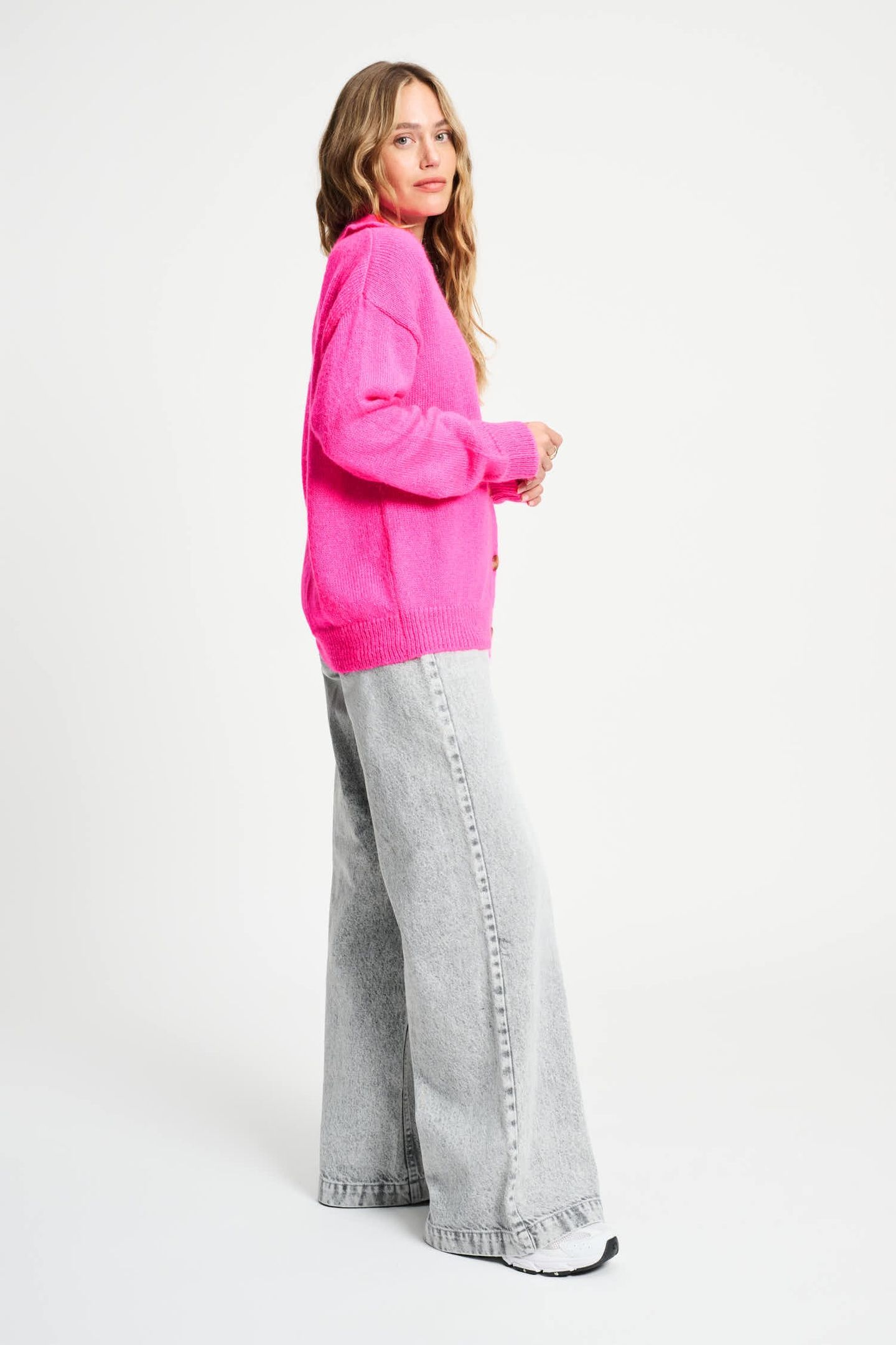 CARDIGAN - DASHING PINK 5