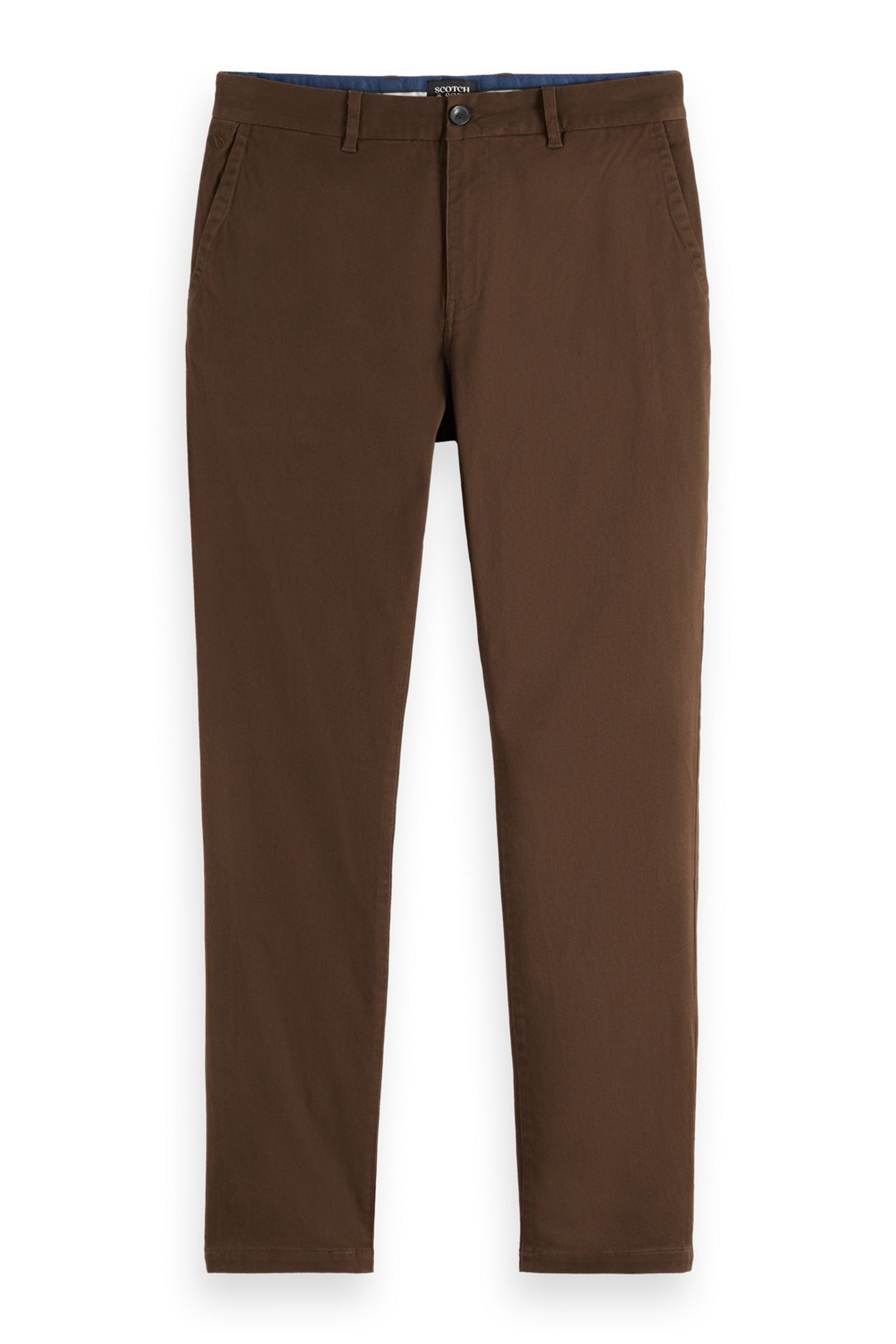 STUART - SLIM-FIT WASHED COTTON BLEND CHINO DEMITASSE 1