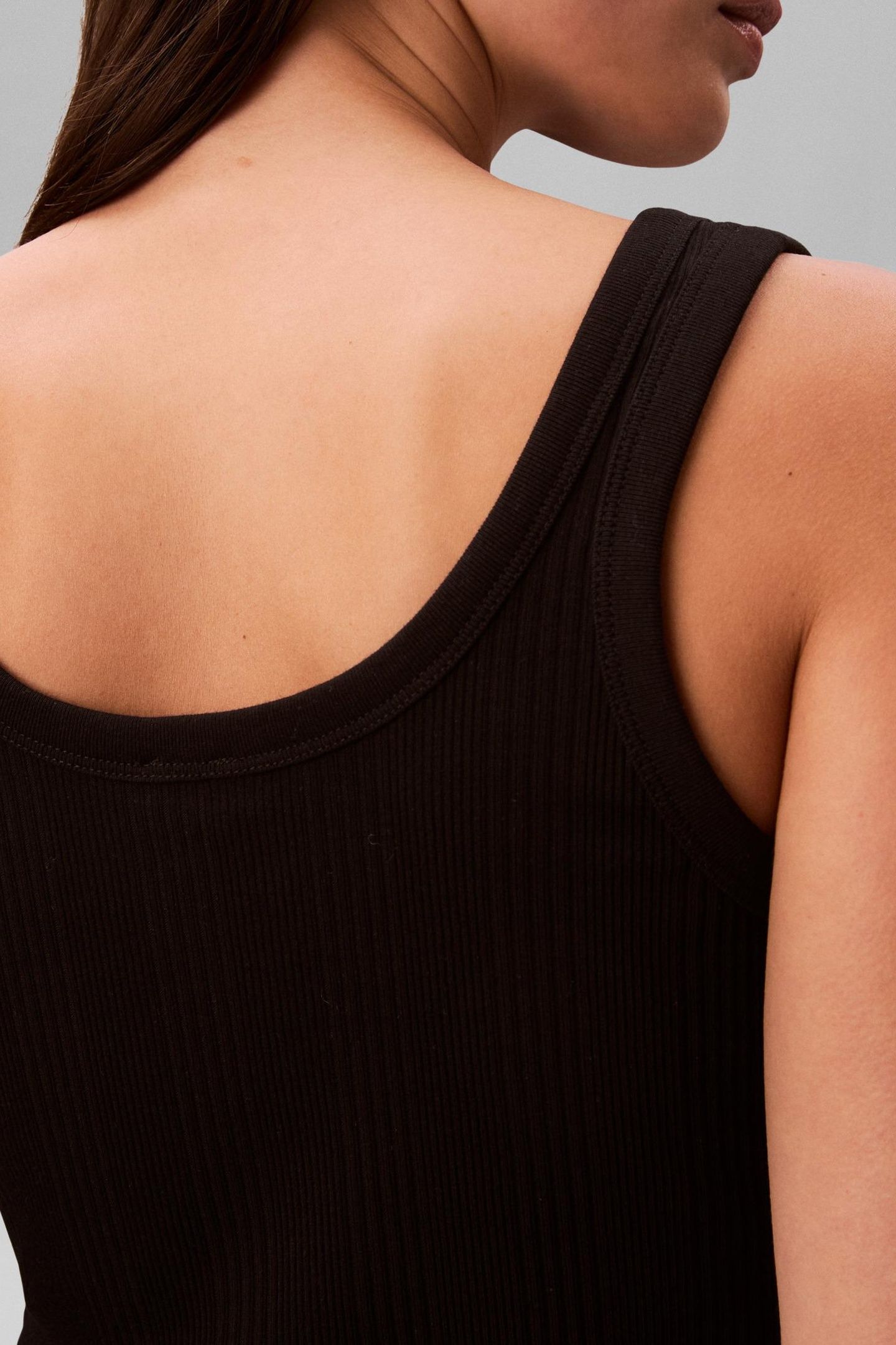 SL VARIGATED RIB TANK TOP BLACK 5