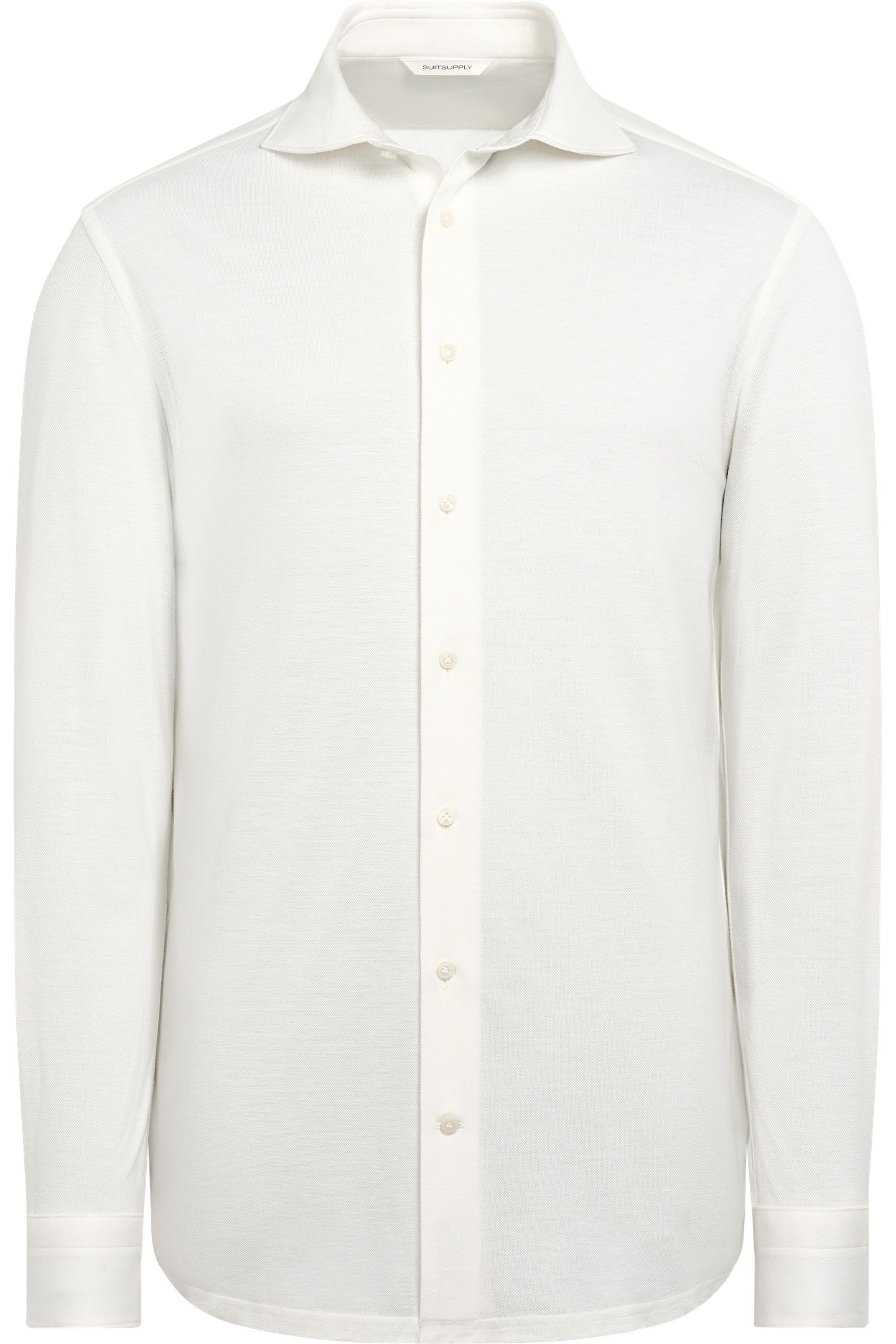 OFF-WHITE KNITTED FULL PLACKET CASUAL SHIRTS OFF-WHITE 5