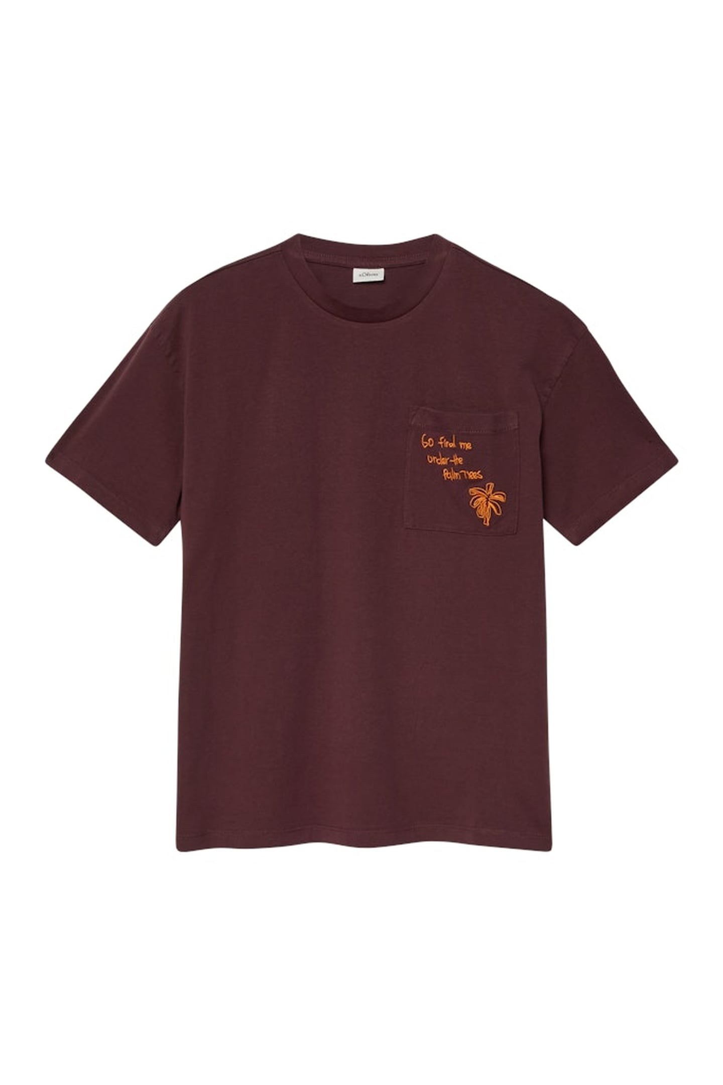 S.OLIVER T-SHIRTS BURGUNDY 1