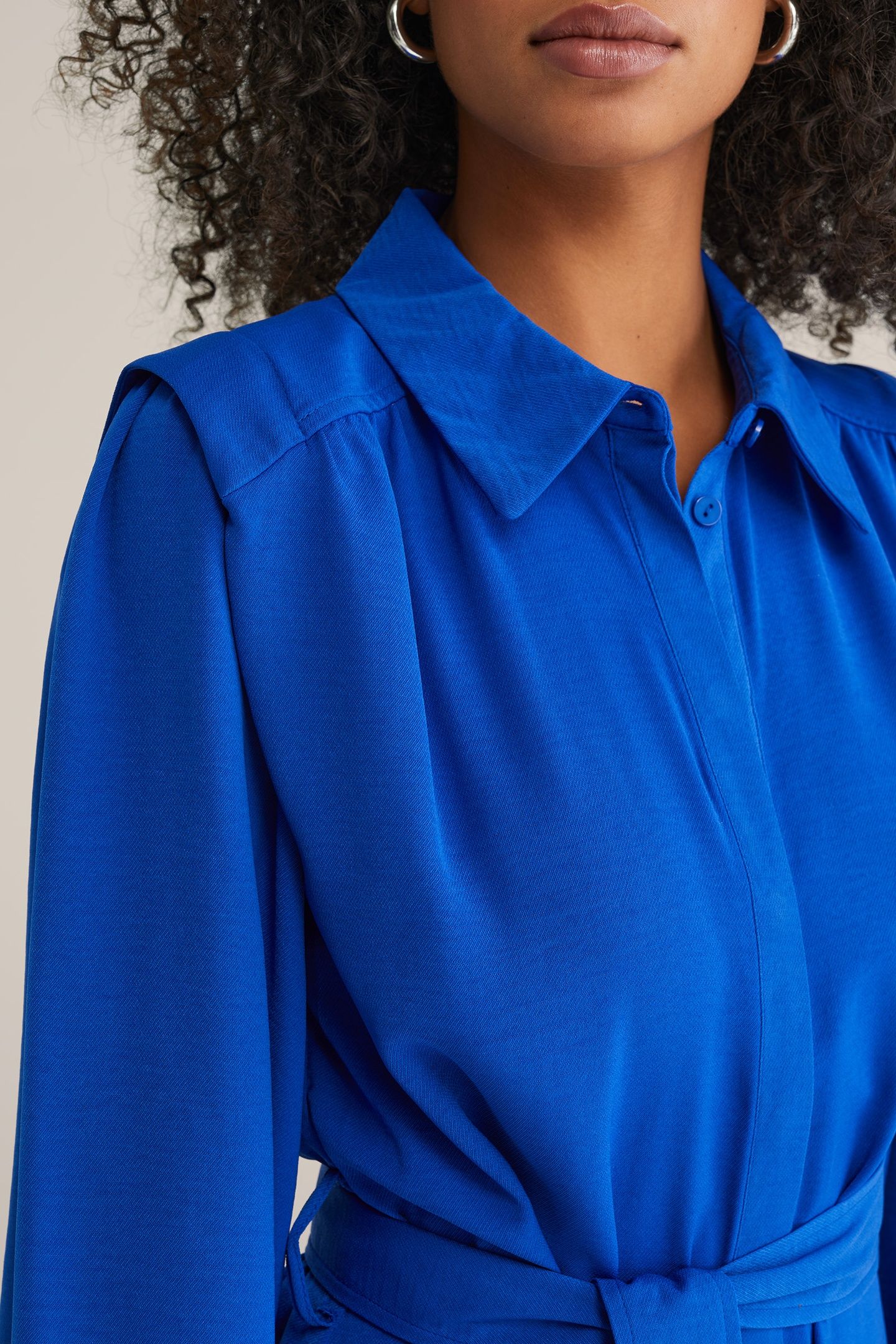 DRESS MID LENGTH COBALT BLUE 5