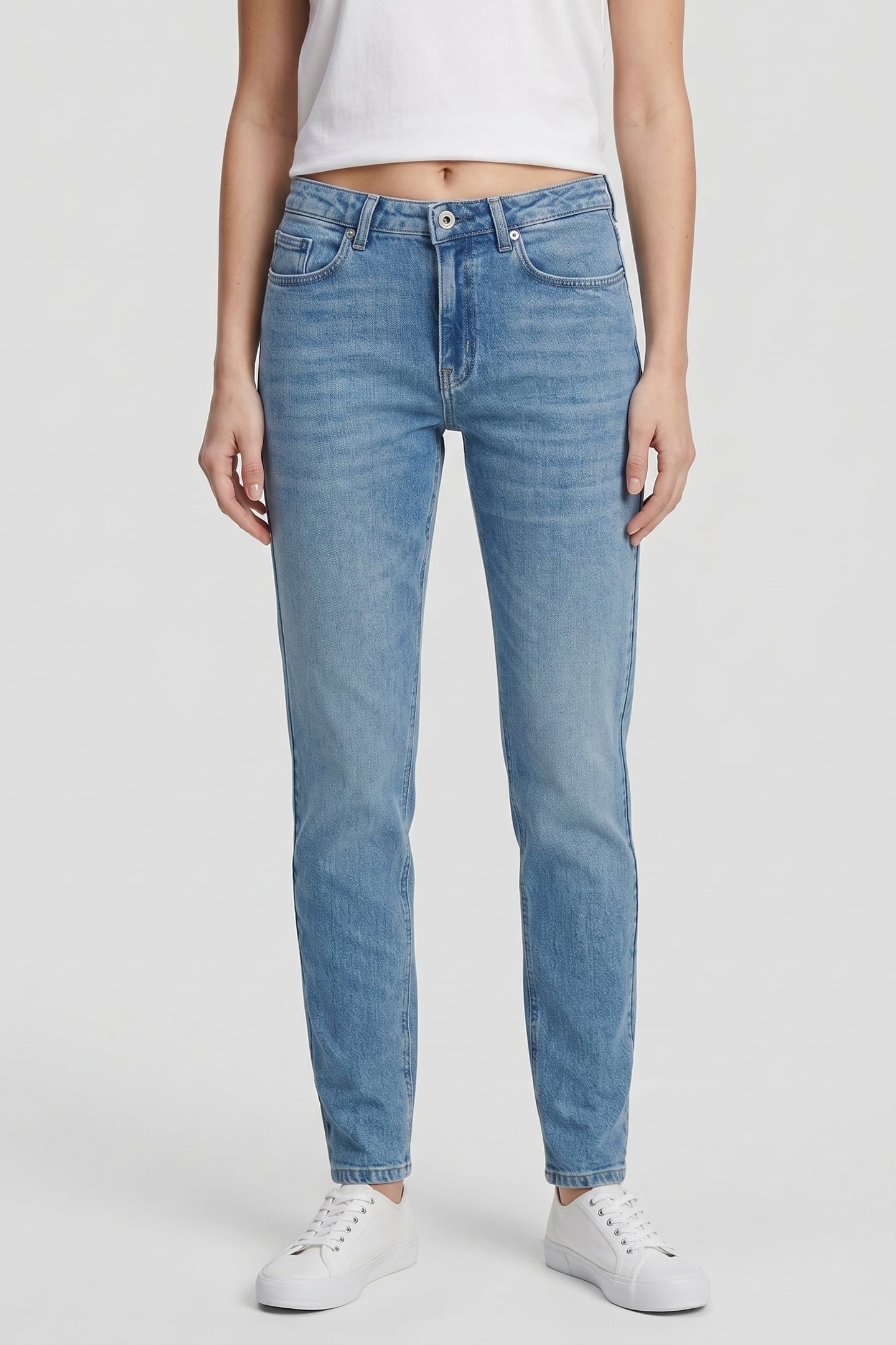 SLIM DENIM VINTAGE MID BLUE 1