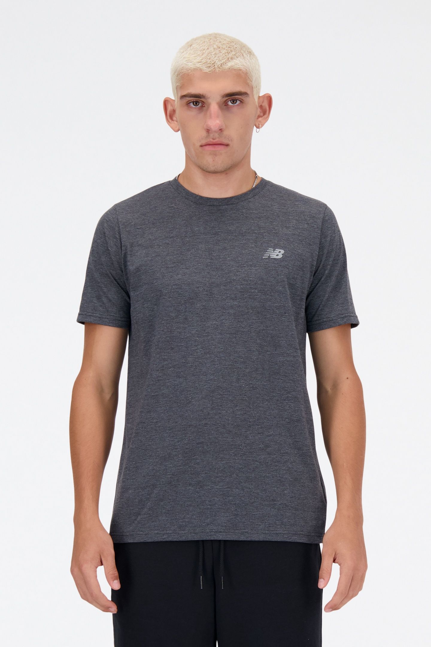 SPORT ESSENTIALS HEATHERTECH T BKHEATHR 1