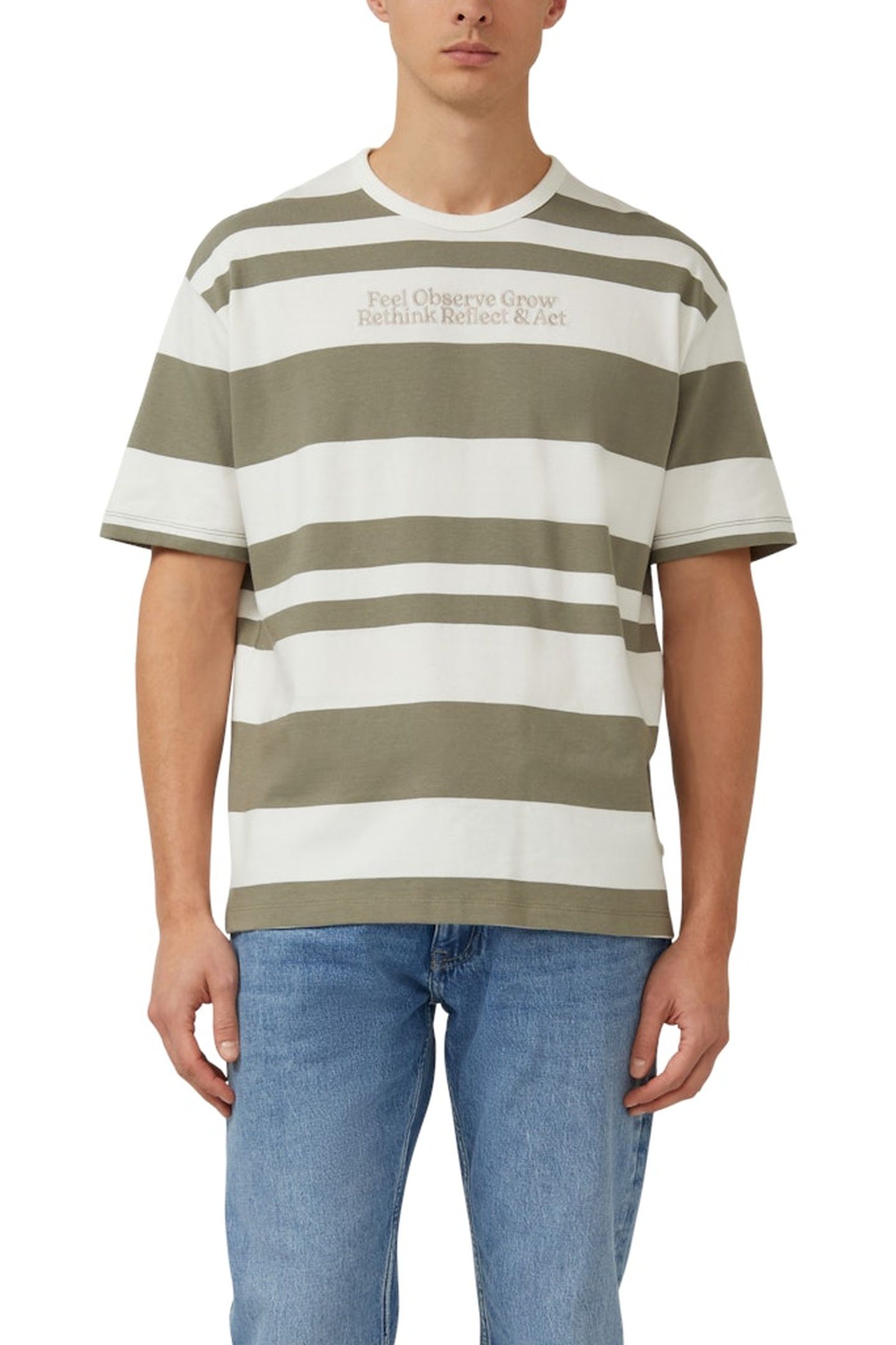 S.OLIVER T-SHIRTS ARMY GREEN 1