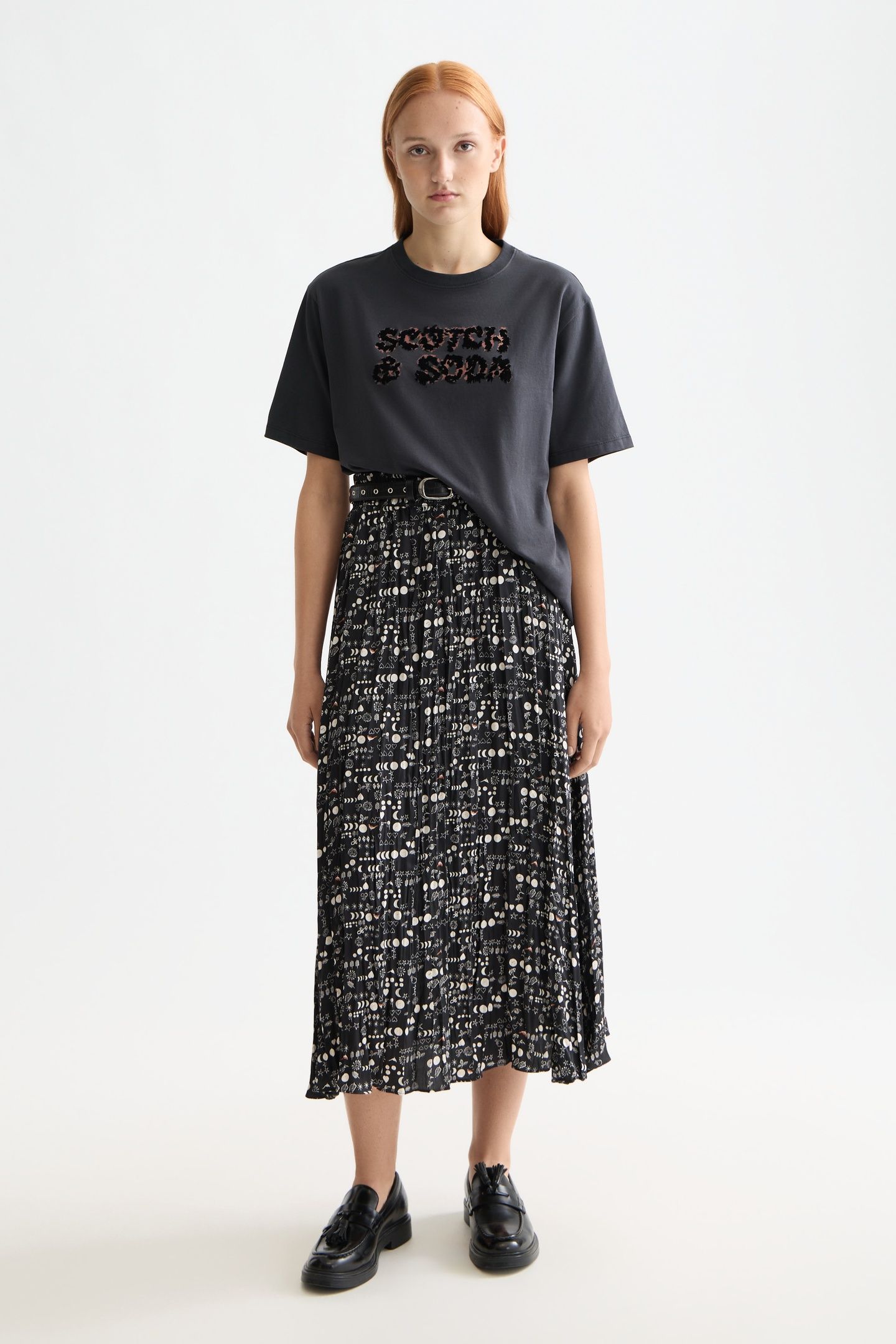 LOOSE FIT T-SHIRT WITH LEOPARD ARTWORK METEORITE 2