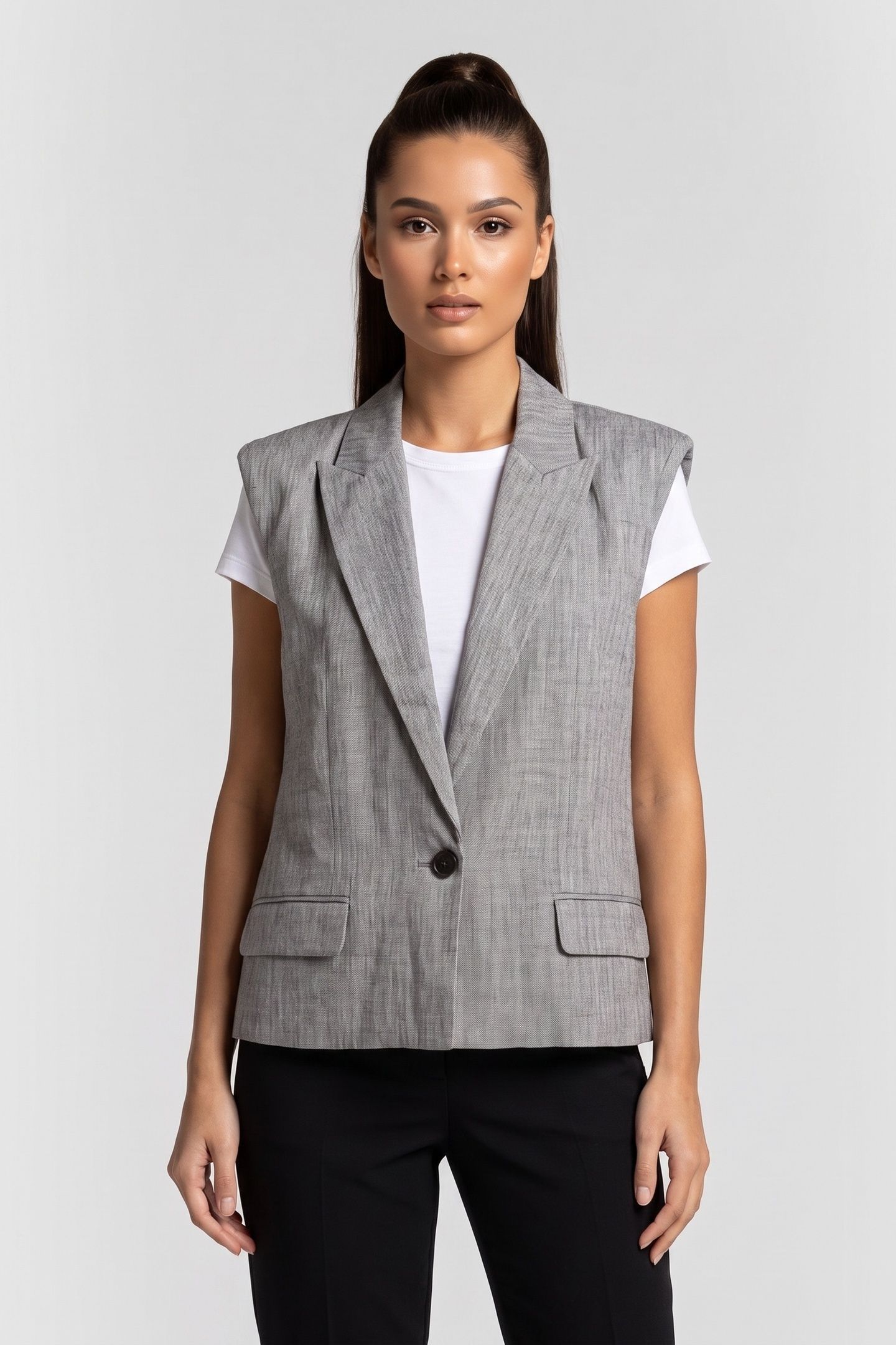 ZOHAR JACKET BLACK/WHITE 2