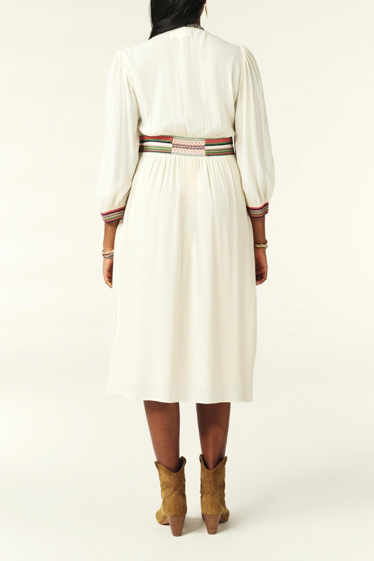 ROBE TANINA ECRU 2