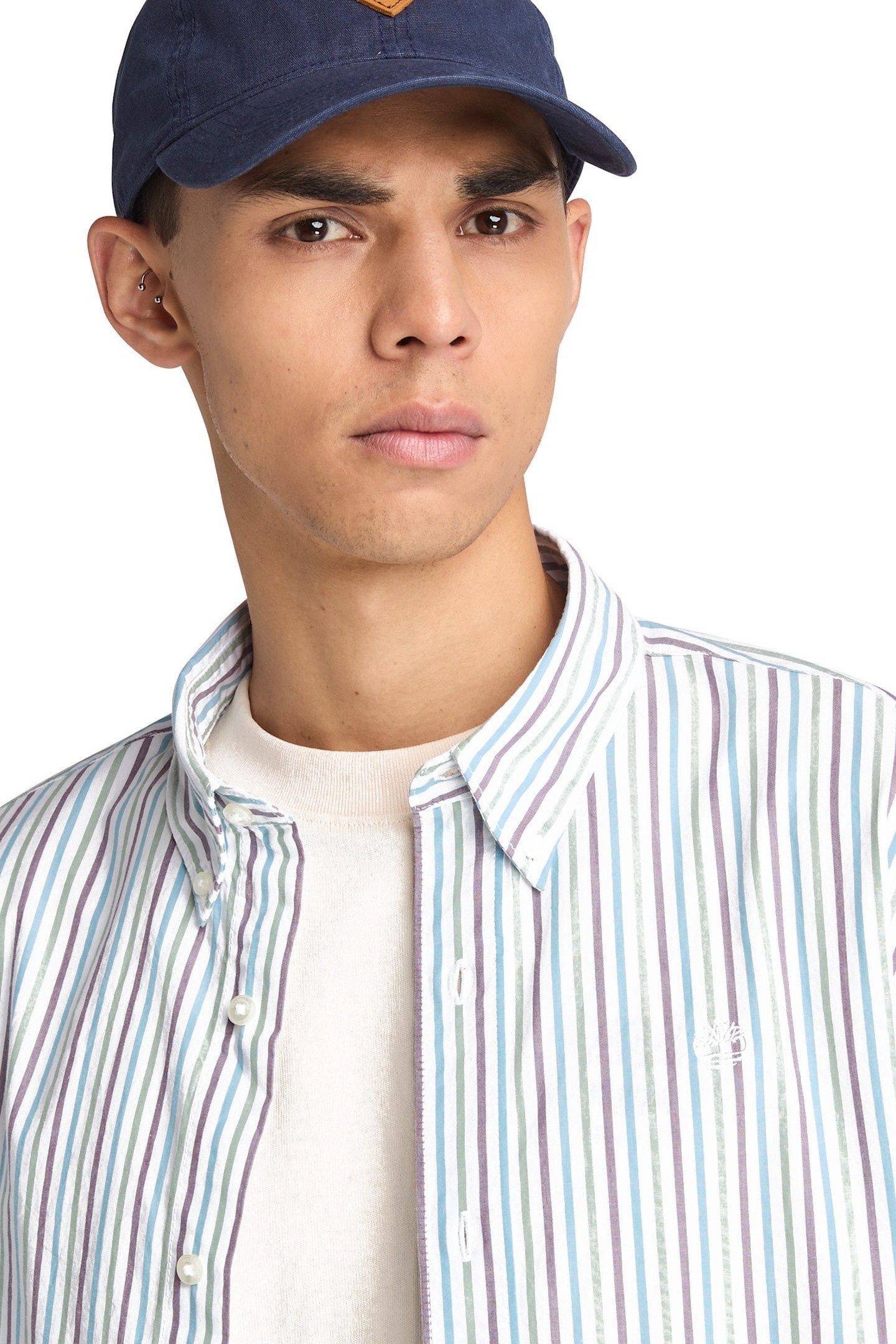 STRIPED SHIRT WHITE YD 4