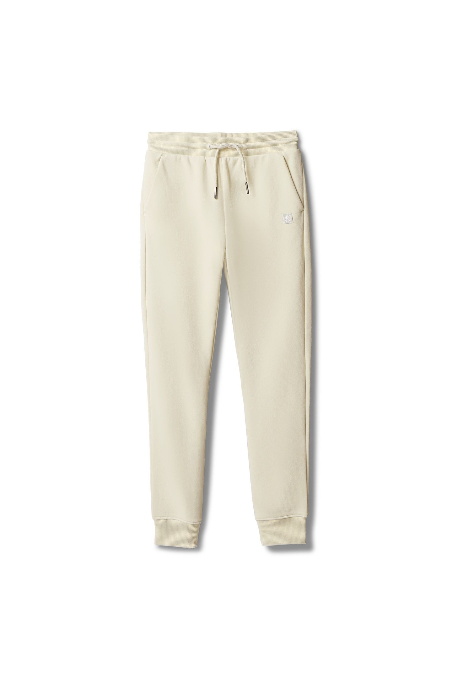 UNISEX MINI BADGE SWEATPANTS OATMEAL 4