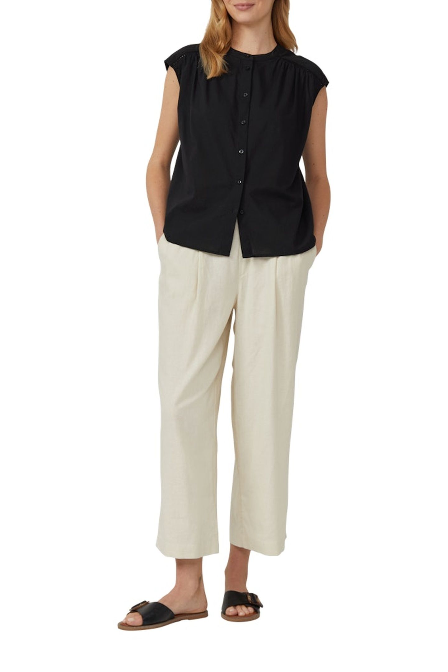 S.OLIVER BLOUSES BLACK 2