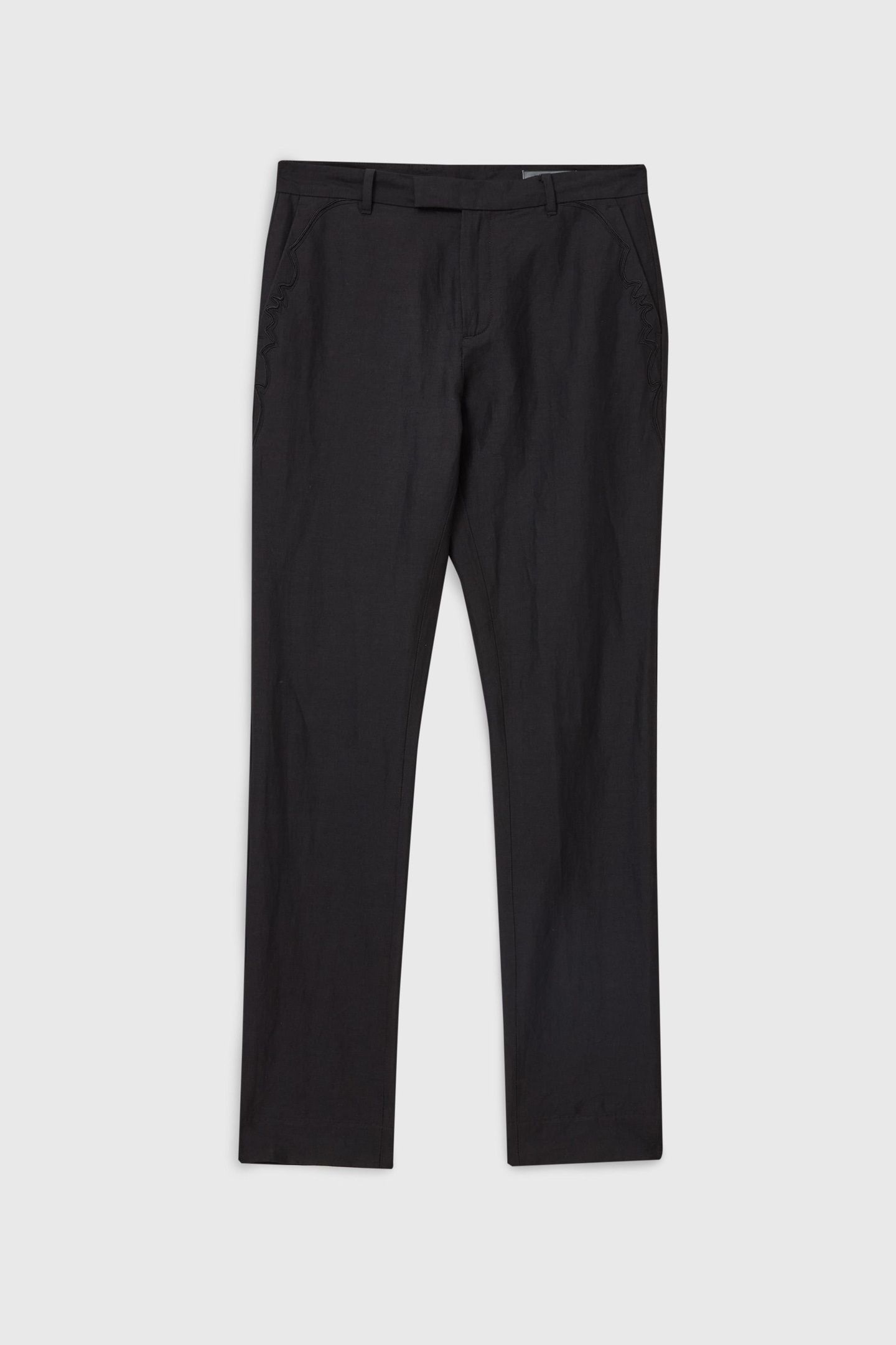 MERCER PANTS WITH EXTENDED WB TAB AND EM BLACK 2
