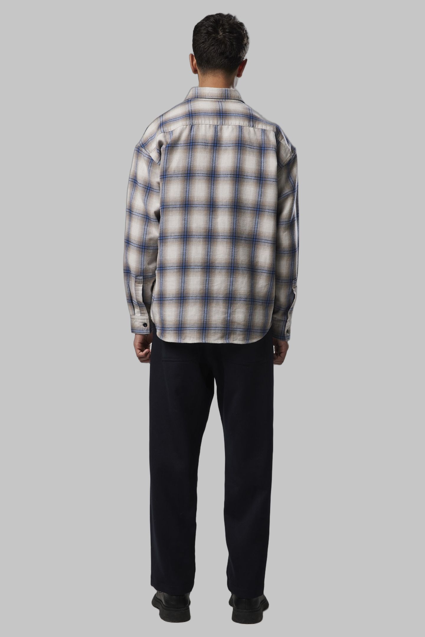 DEON WESTERN 5298 SHIRTS GREY CHECK 3
