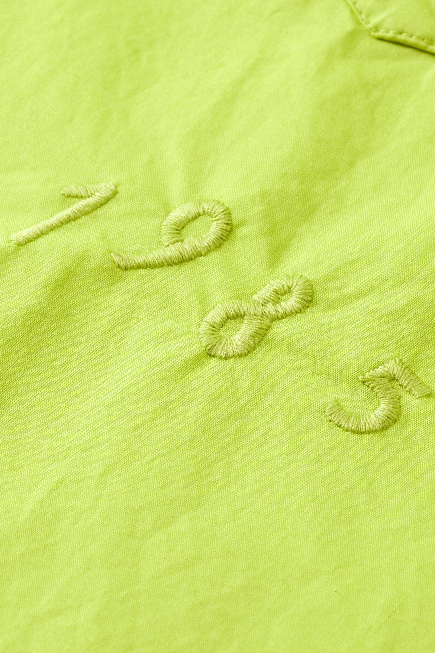 EMBROIDERED GIRLFRIEND SHIRT GREEN GLOW 6